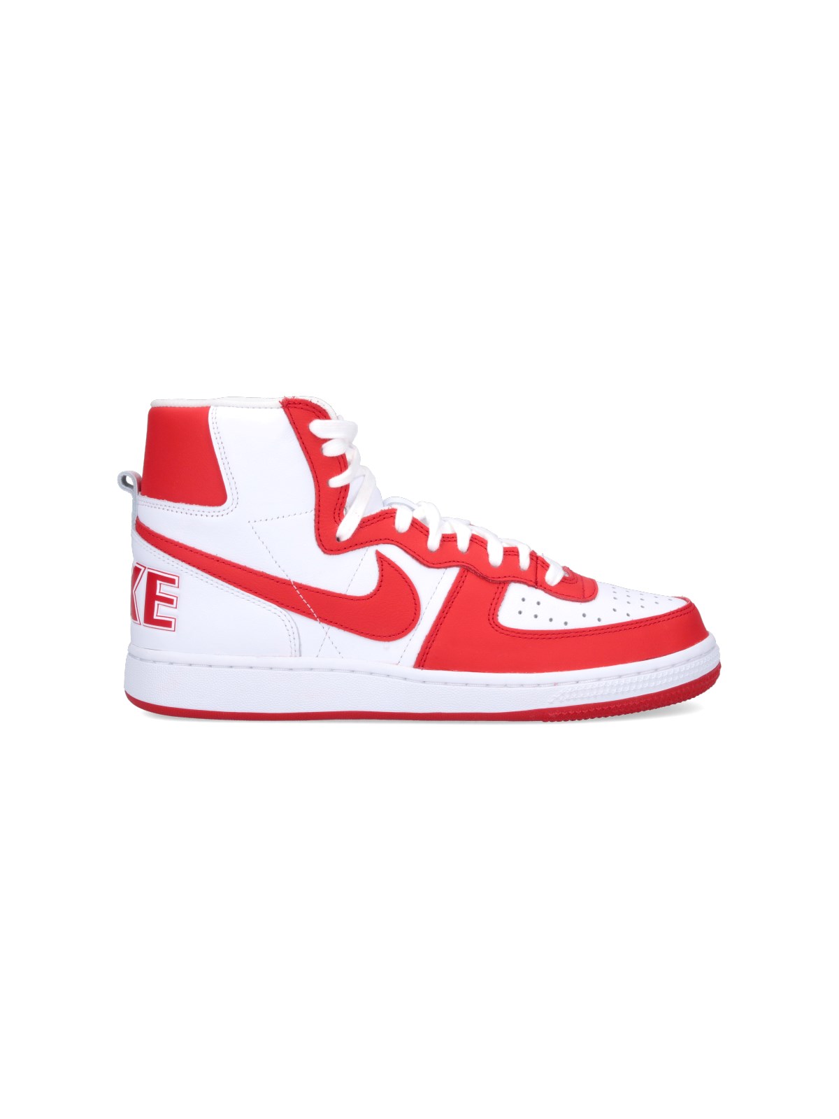 Shop Comme Des Garçons Homme Deux X Nike Sneakers 'terminator High' In Red