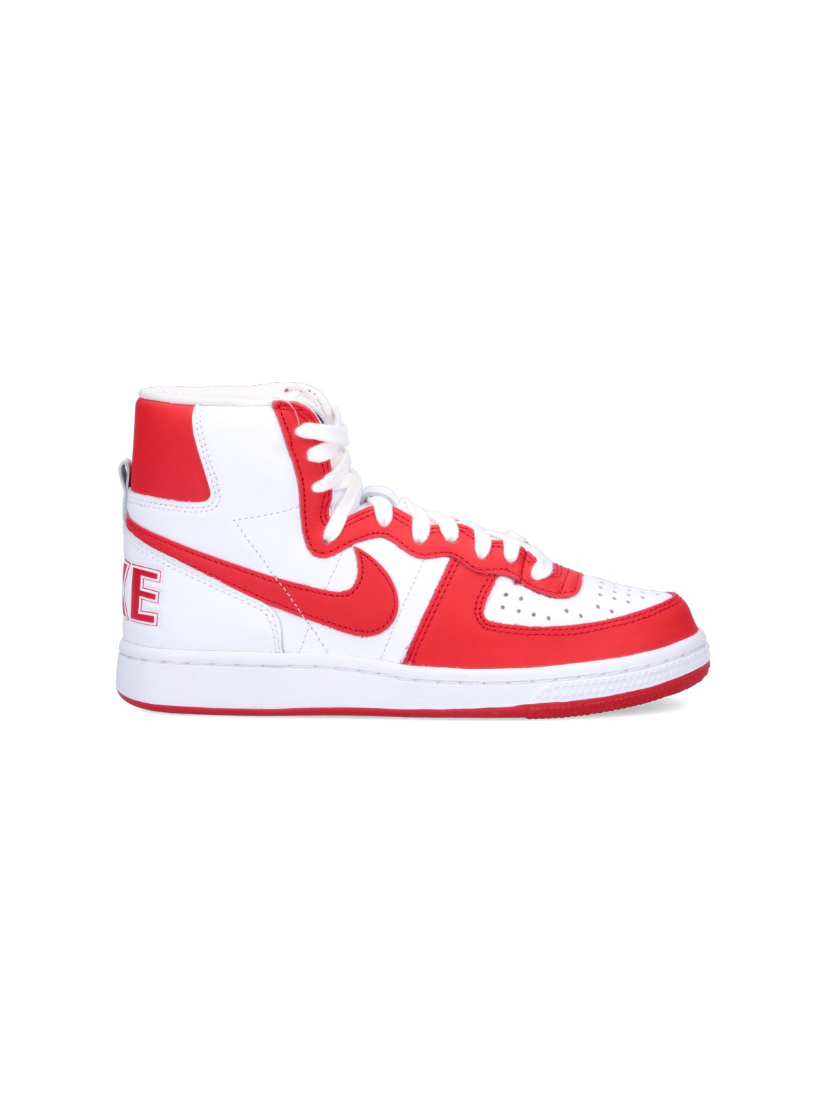 Shop Comme Des Garçons Homme Deux X Nike 'terminator High' Sneakers In Red
