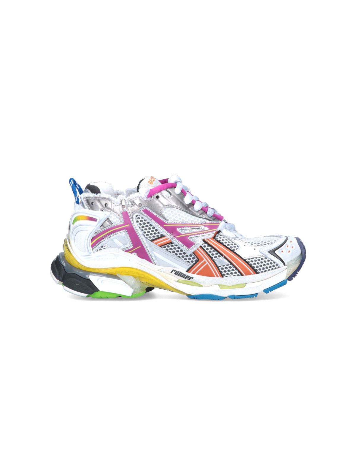 Balenciaga Deconstructed Runner Sneakers In Multi