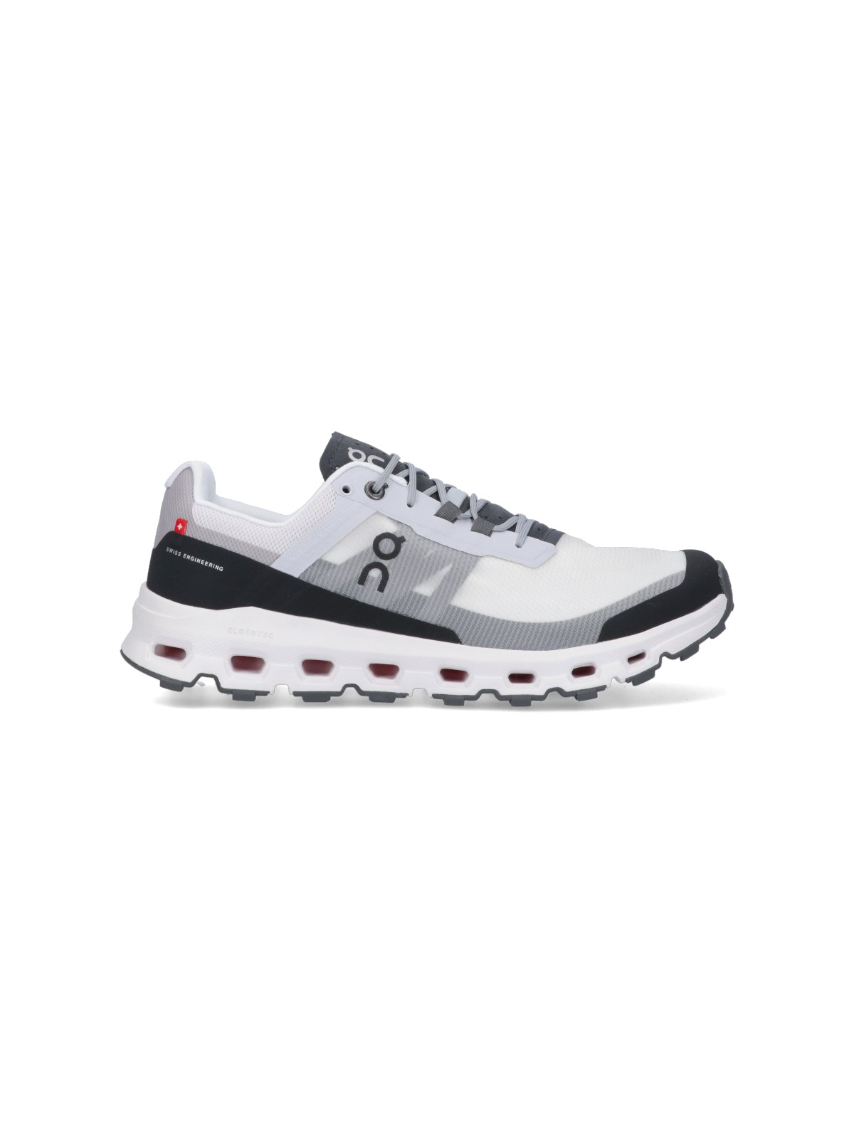 On Cloudvista Neoprene-trimmed Mesh Running Sneakers In Bianco