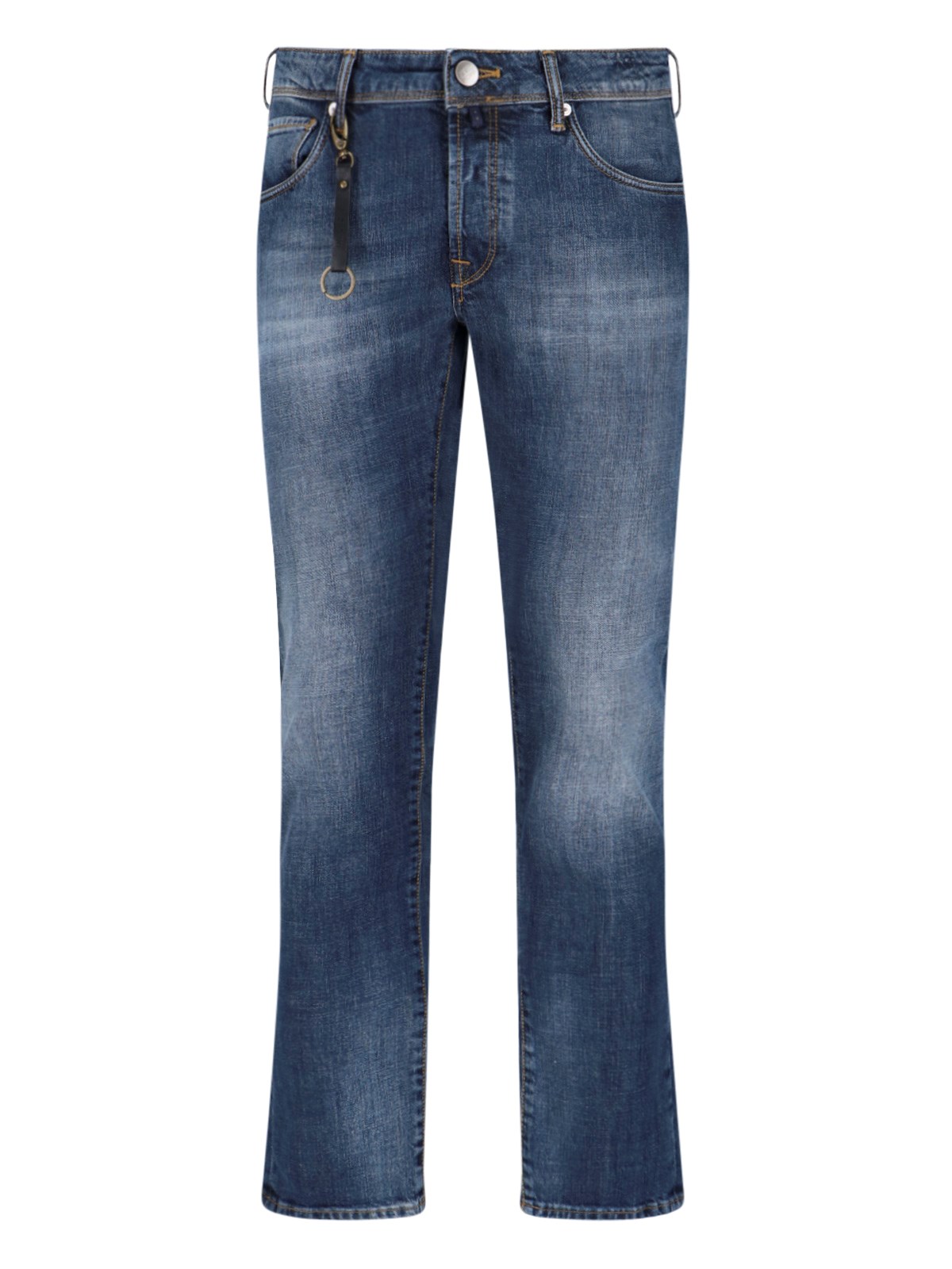 Shop Incotex Slim Jeans In Blu