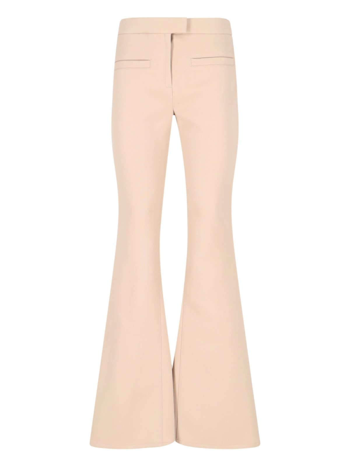 Courrèges Bootcut Trousers In Beige