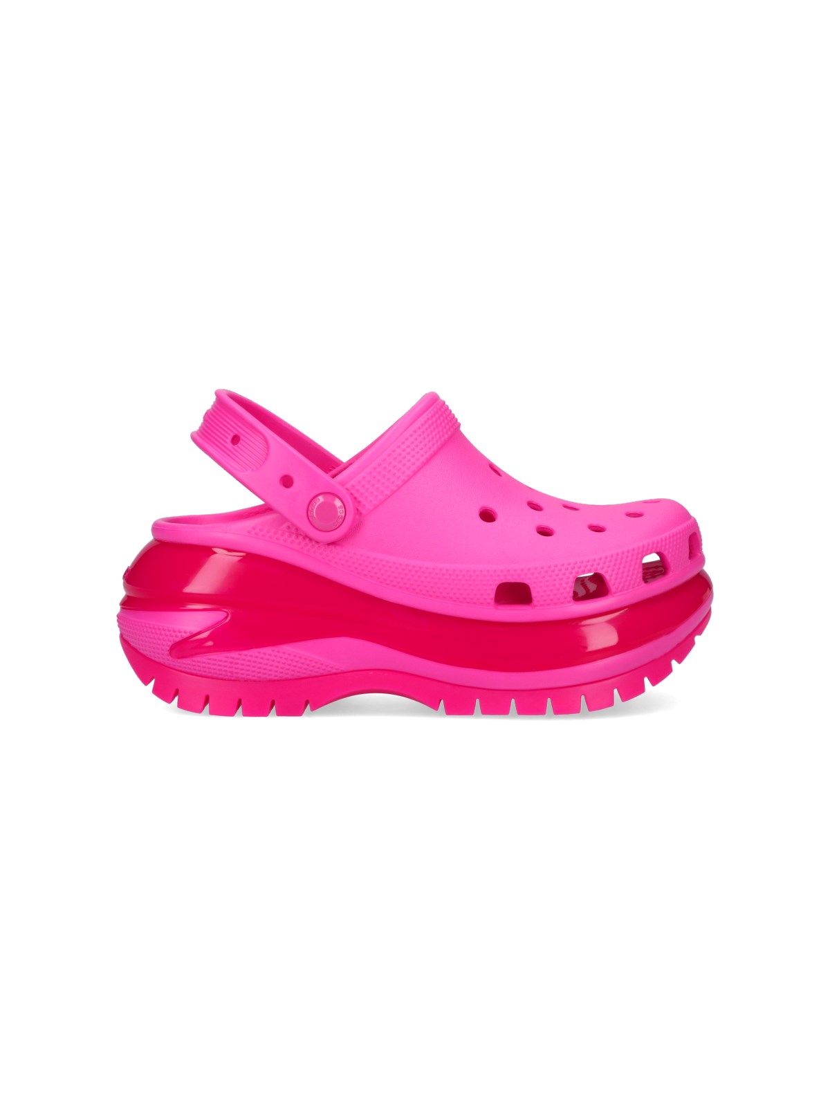 Shop Crocs 'mega Crush' Mules In Pink