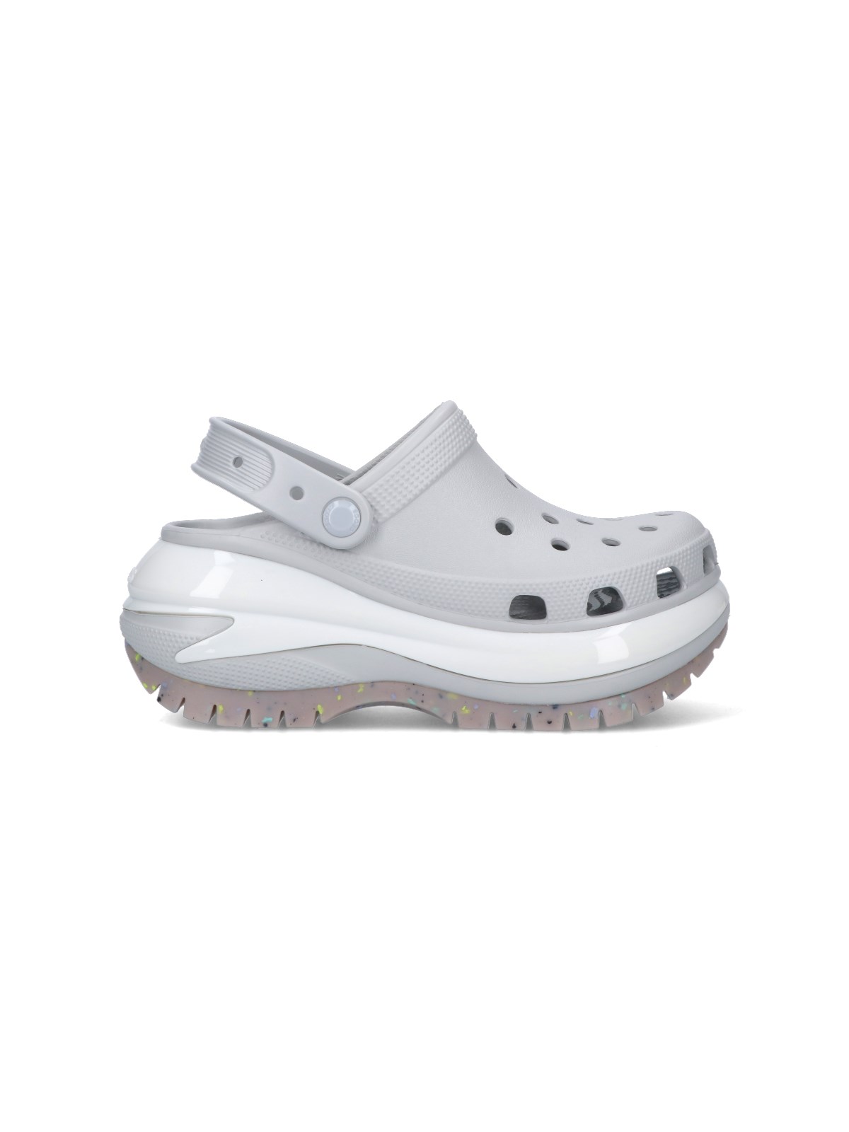 Crocs Flat Shoes In Grey