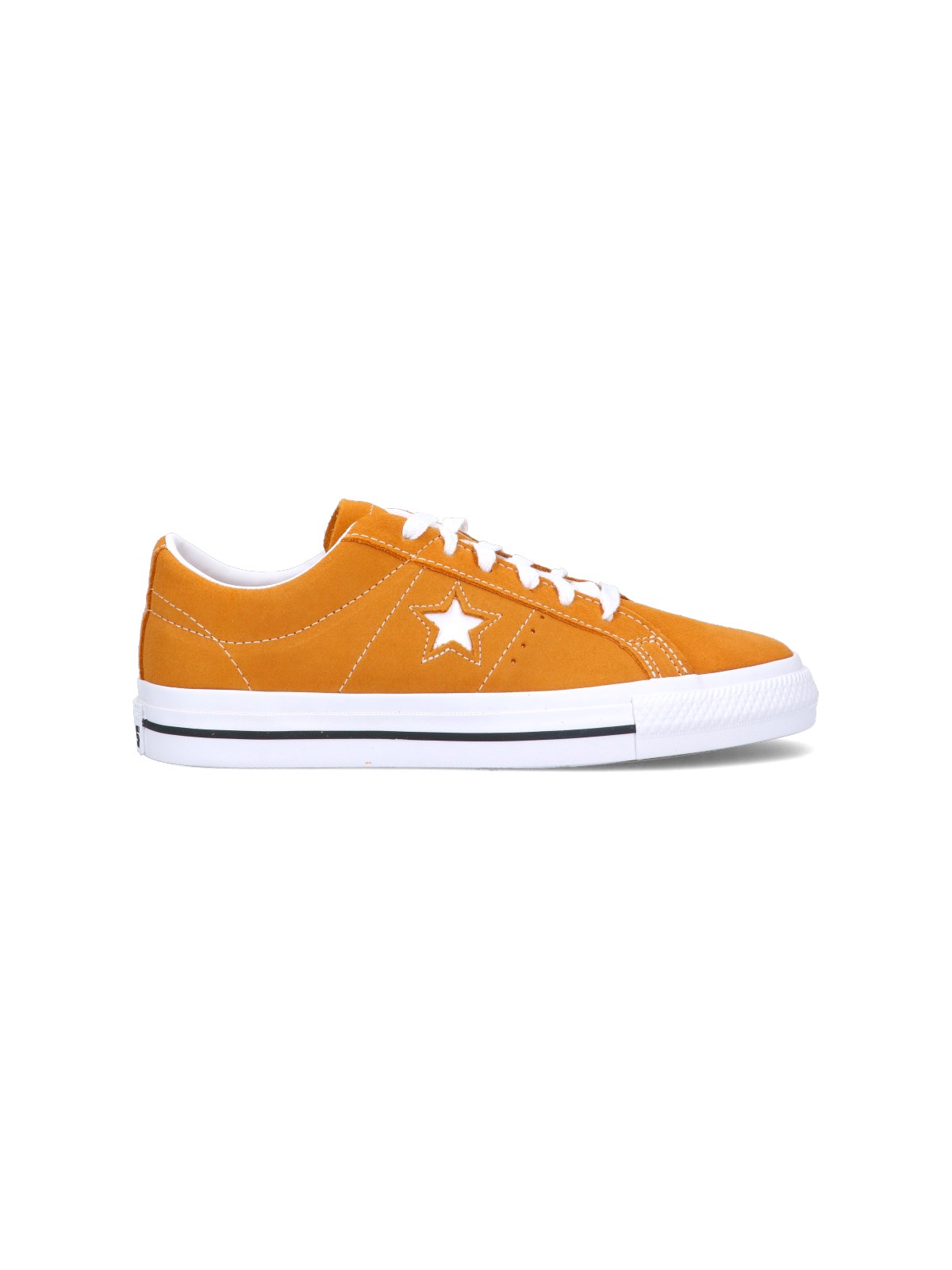 Shop Converse 'one Star Pro' Sneakers In Orange