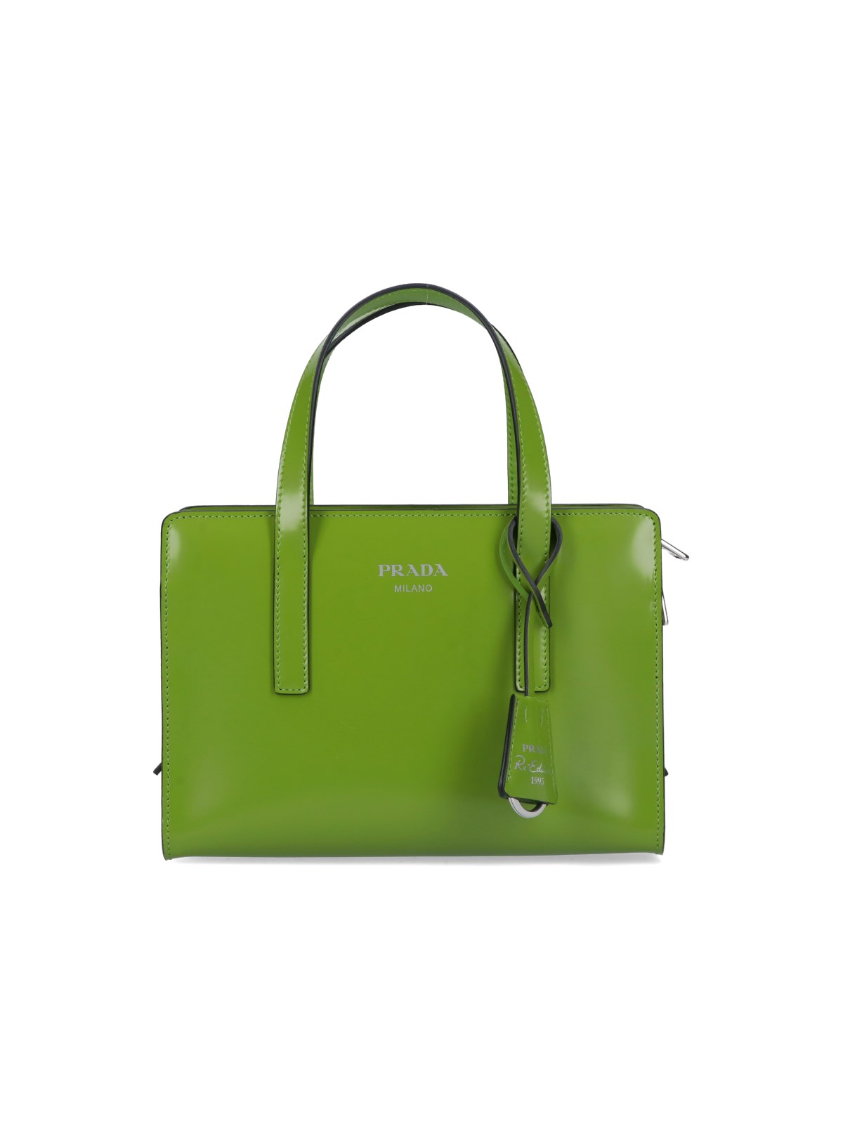 Prada Re-edition 1995 Chaîne Re-nylon Tote Bag in Green