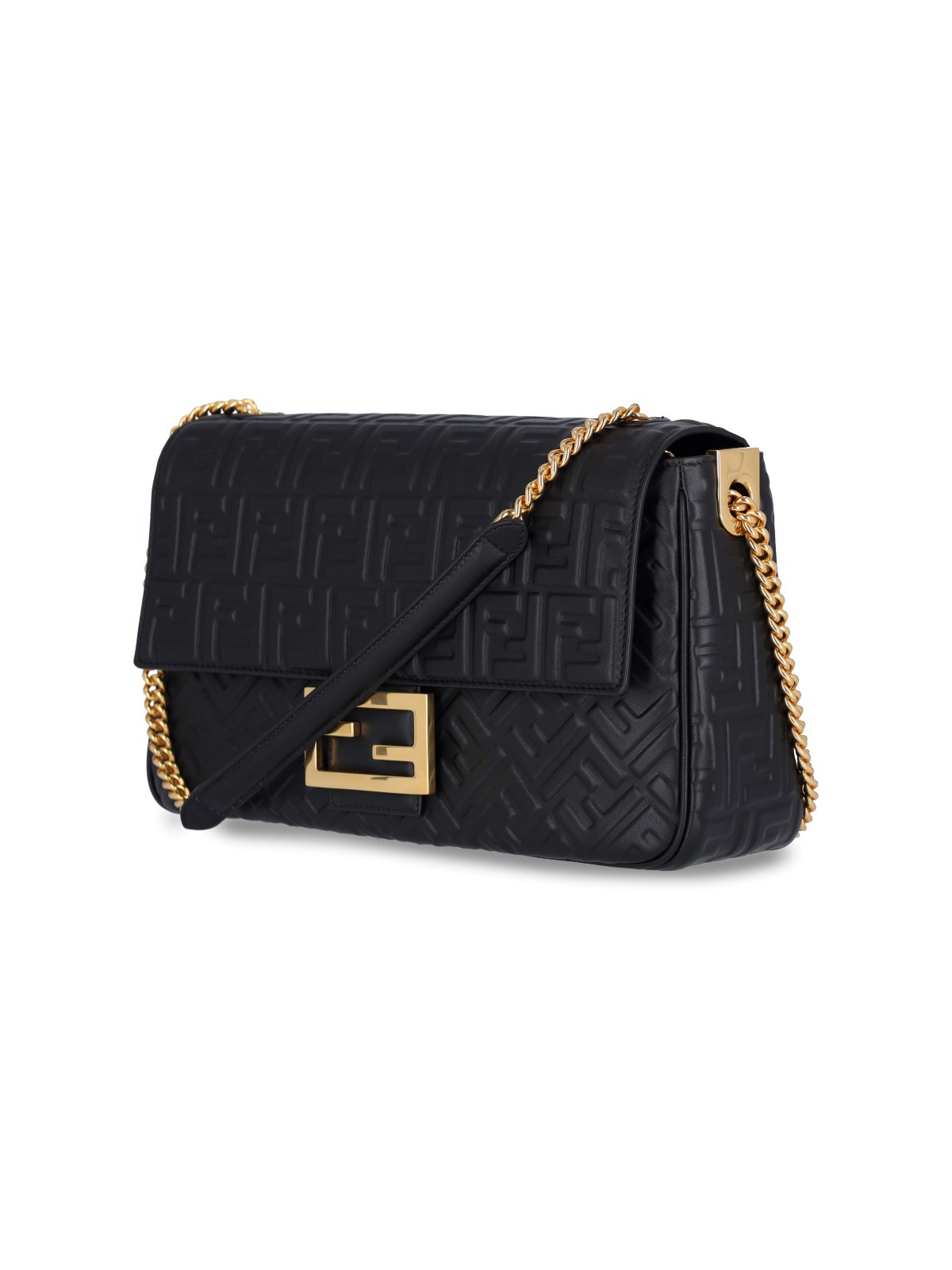 ショルダーバッグ・ポシェット FENDI BAGUETTE CHAIN LARGE LEATHER SHOULDER BAG Fendi 