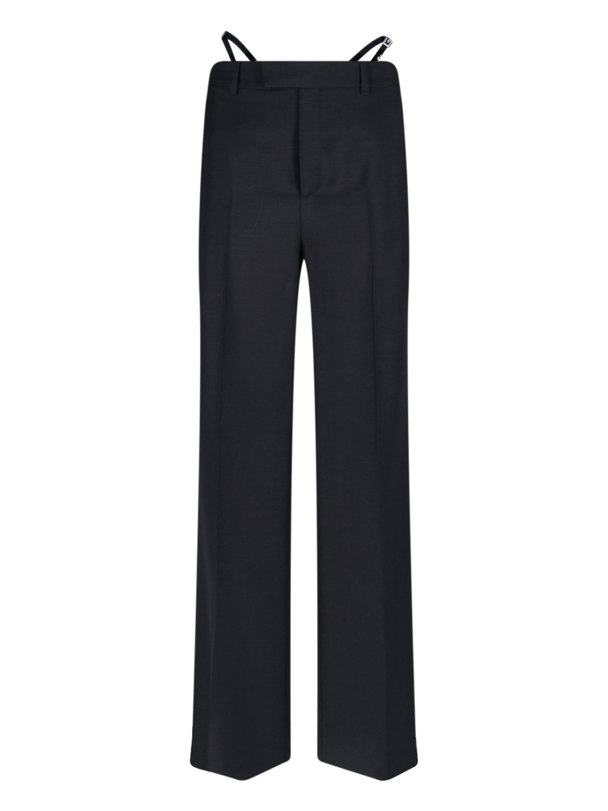 Gucci Straight Tailored Trousers In Black  