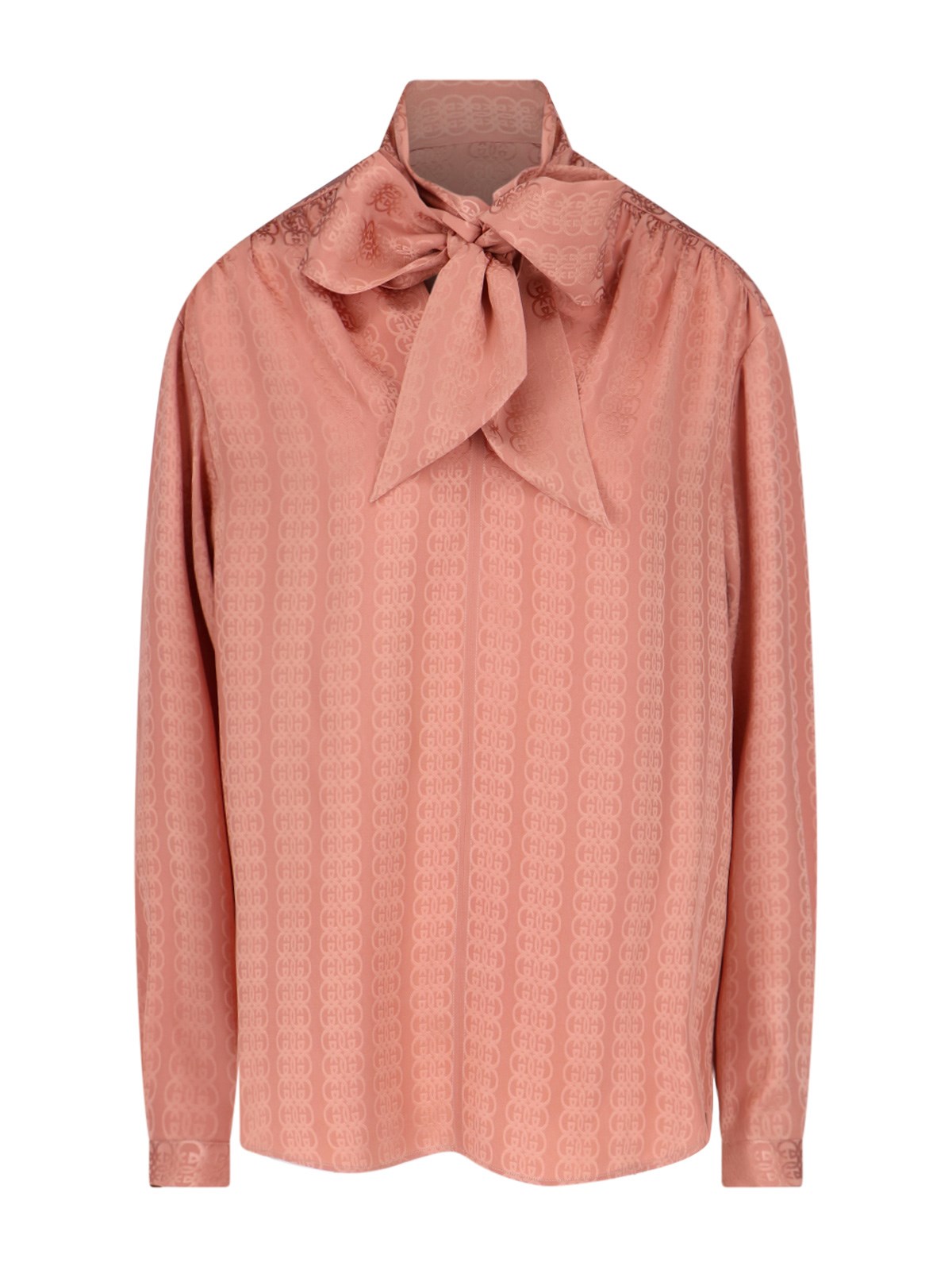 Gucci Bow Detail Top In Pink