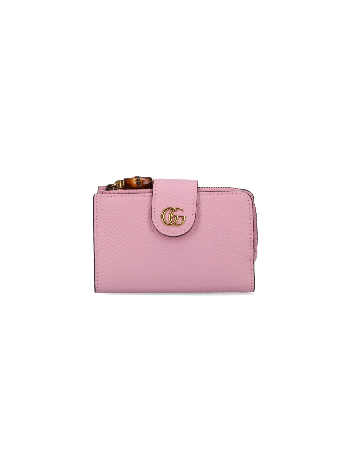 Gucci 'gg Bamboo' Midi Wallet In Pink