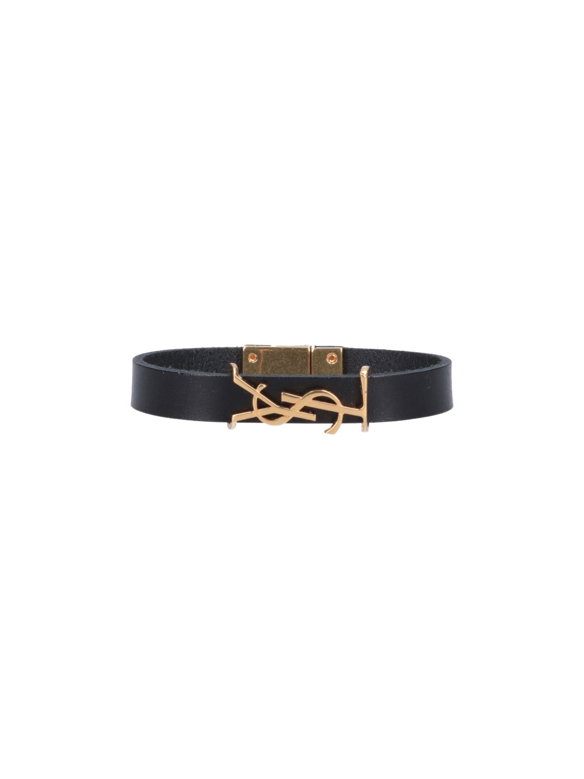 Saint Laurent 'opyum' Bracelet In Black  