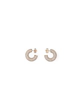 Amina muaddi 'cameron' hoop earrings available on SUGAR - 126533