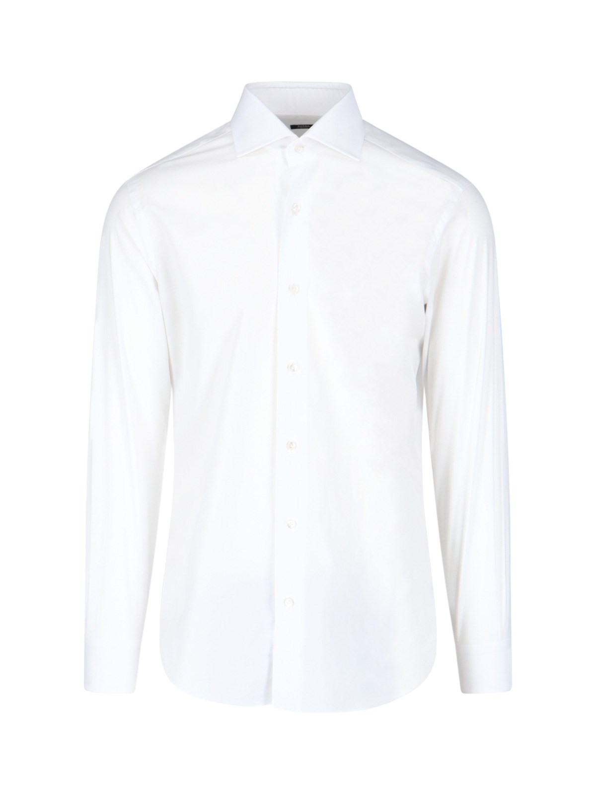 Barba Napoli Classic Shirt In Bianco