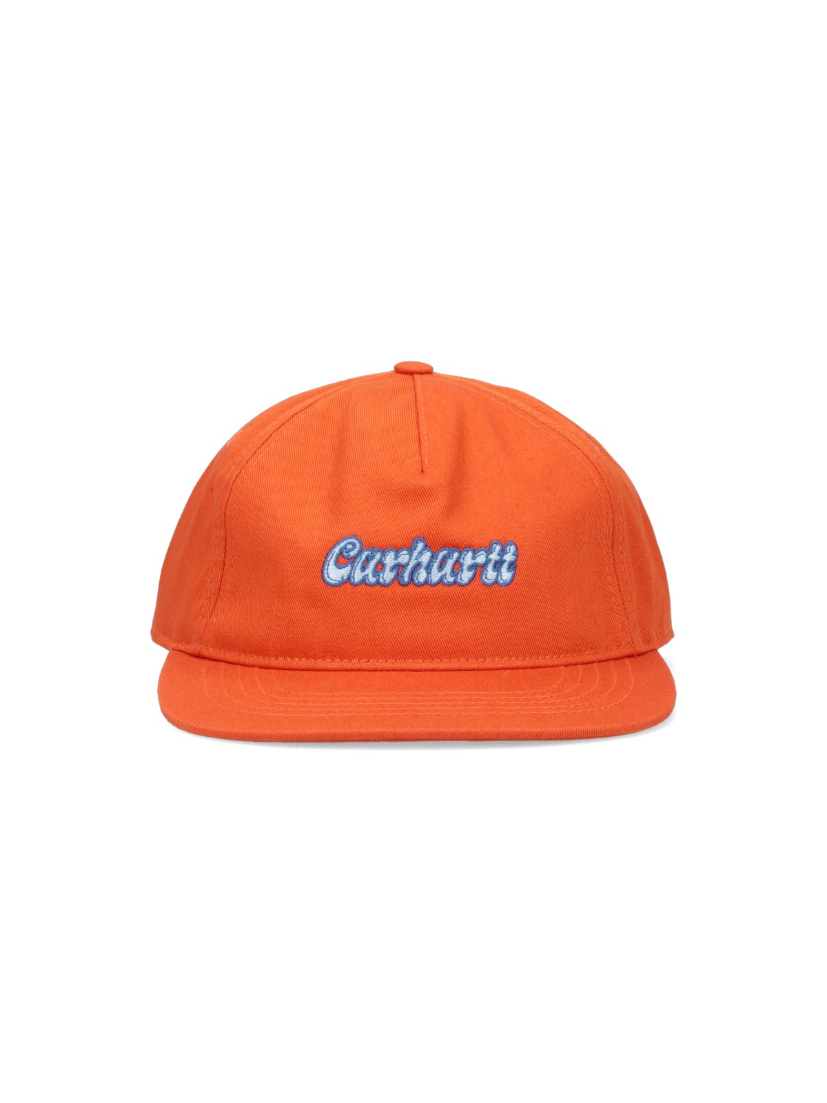 Shop Carhartt Liquid Script Baseball Cap In Orange