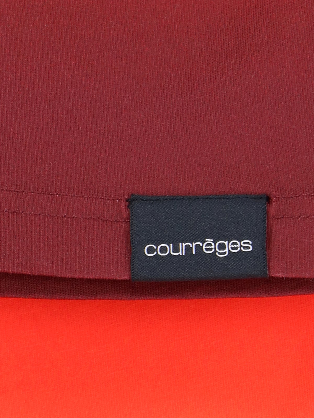 Courreges Gradient Sunset T-shirt in Red