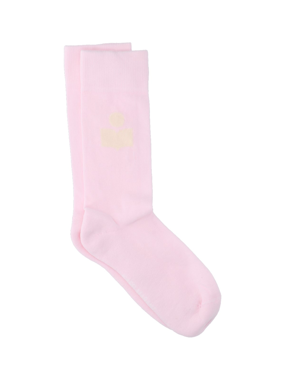 Shop Isabel Marant Logo Socks In Pink