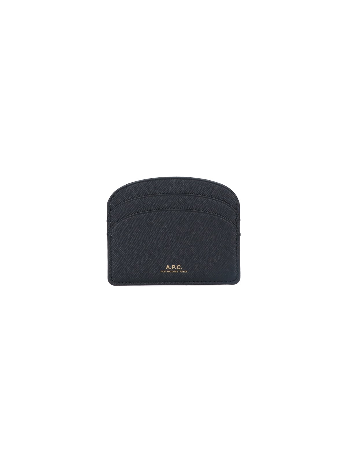 Shop Apc ‘demi-lune' Card Holder In Black  