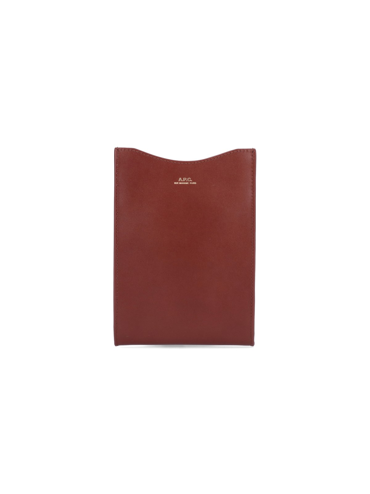 Apc 'jamie' Neck Pouch In Brown