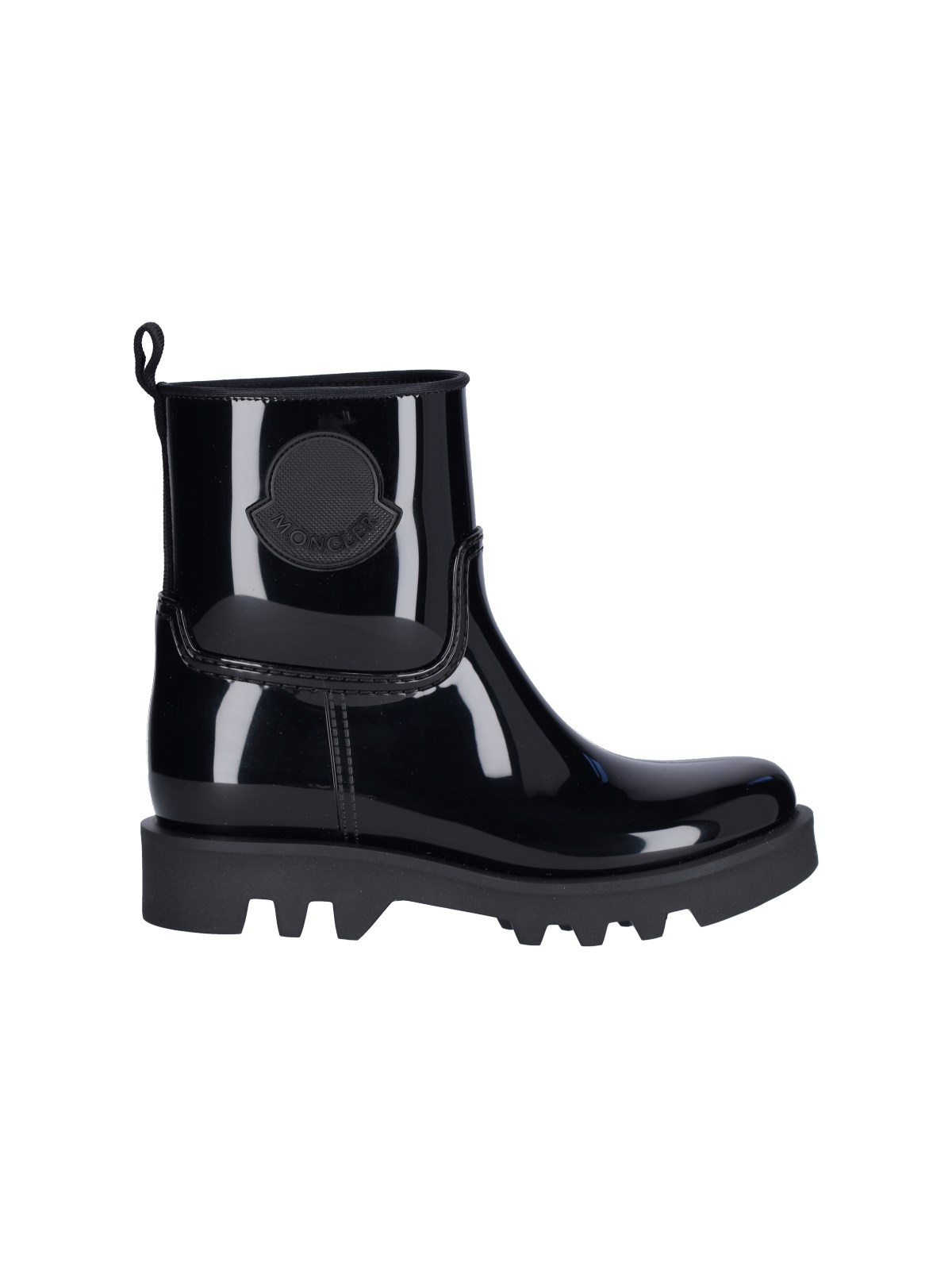 Moncler "ginette" Rain Boots In Nero