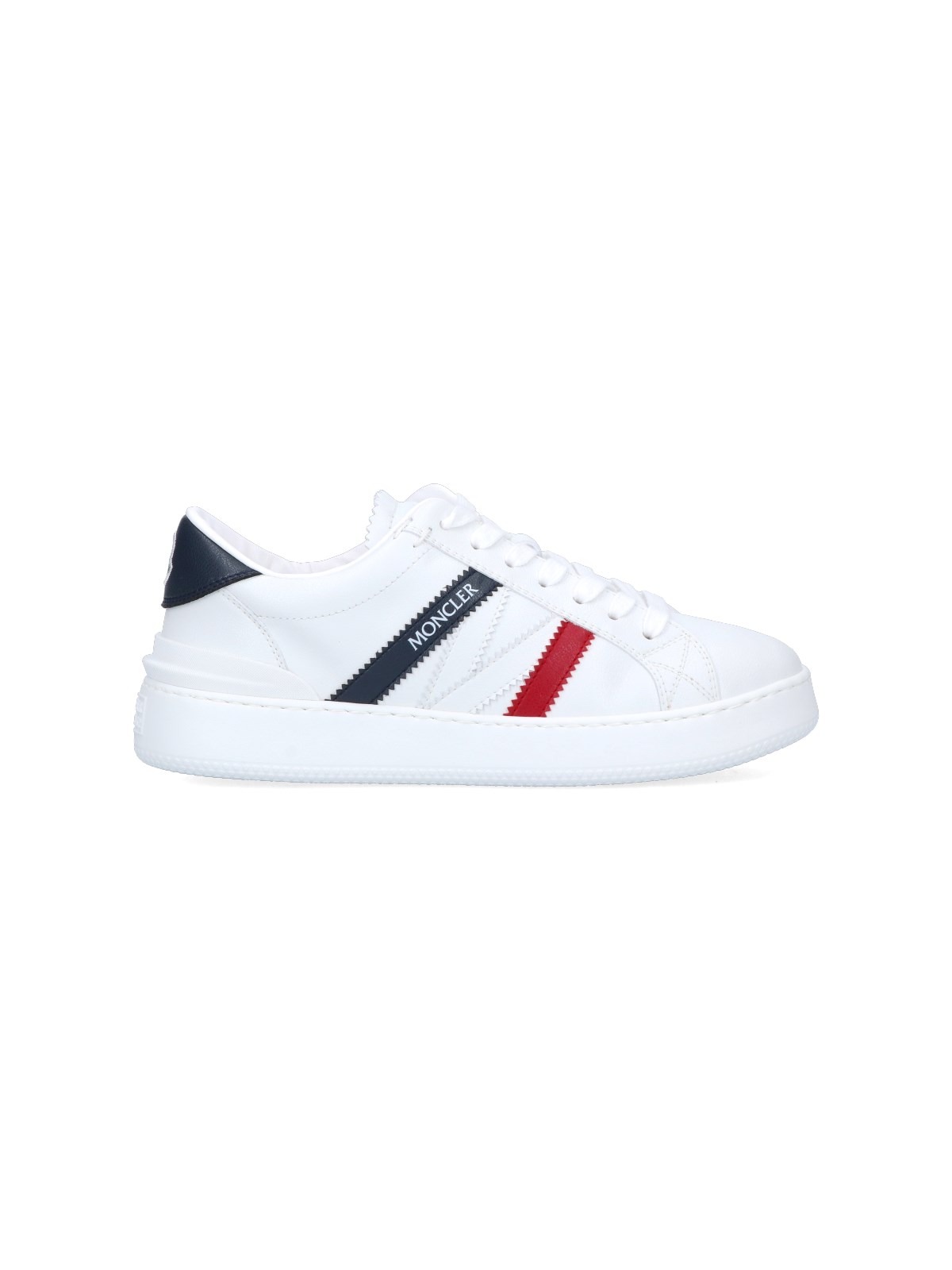 Shop Moncler 'monaco M' Sneakers In White