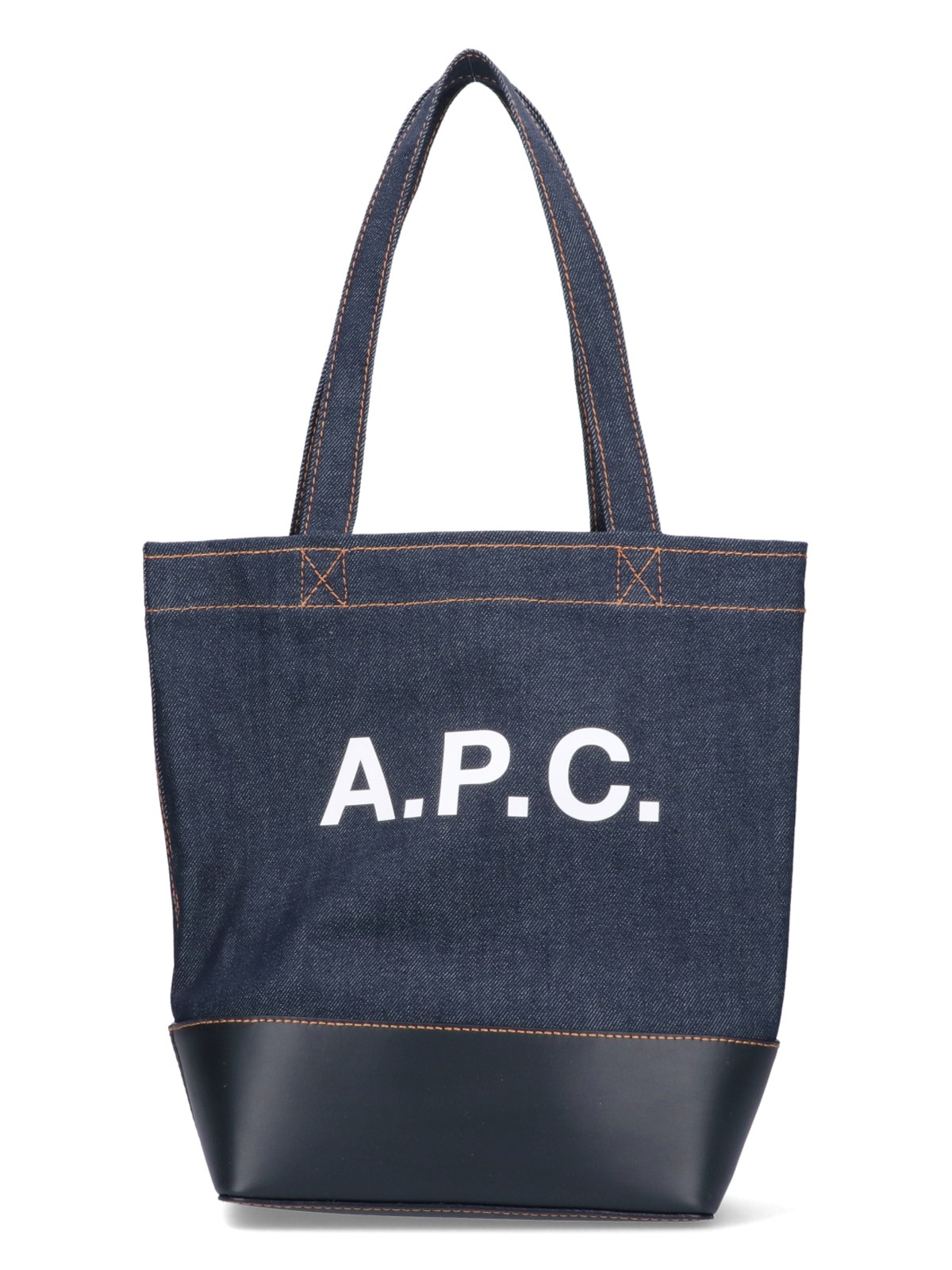 Apc Axelle Tote Bag In Blue