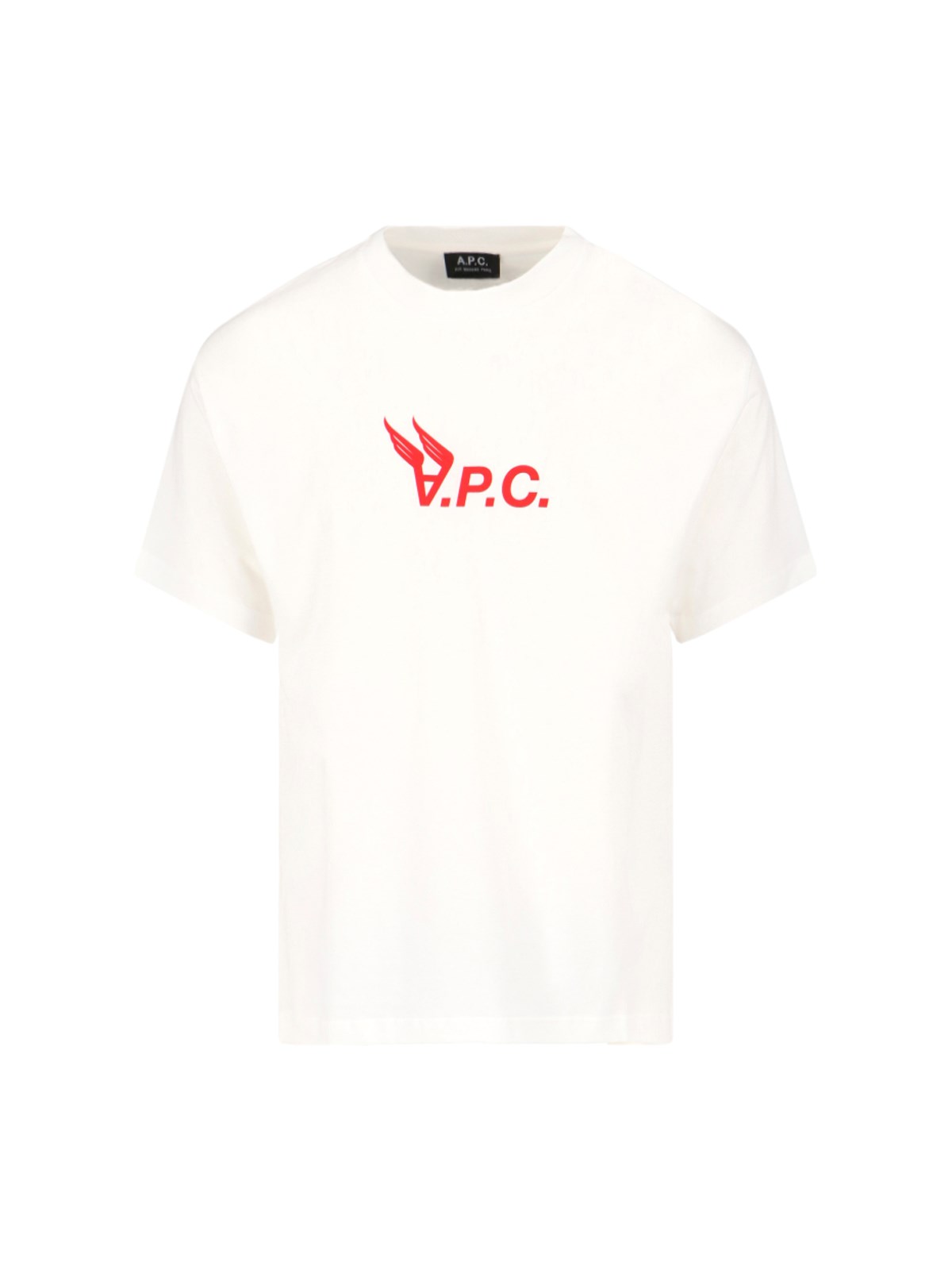 Apc "h.h.' T-shirt In Cream