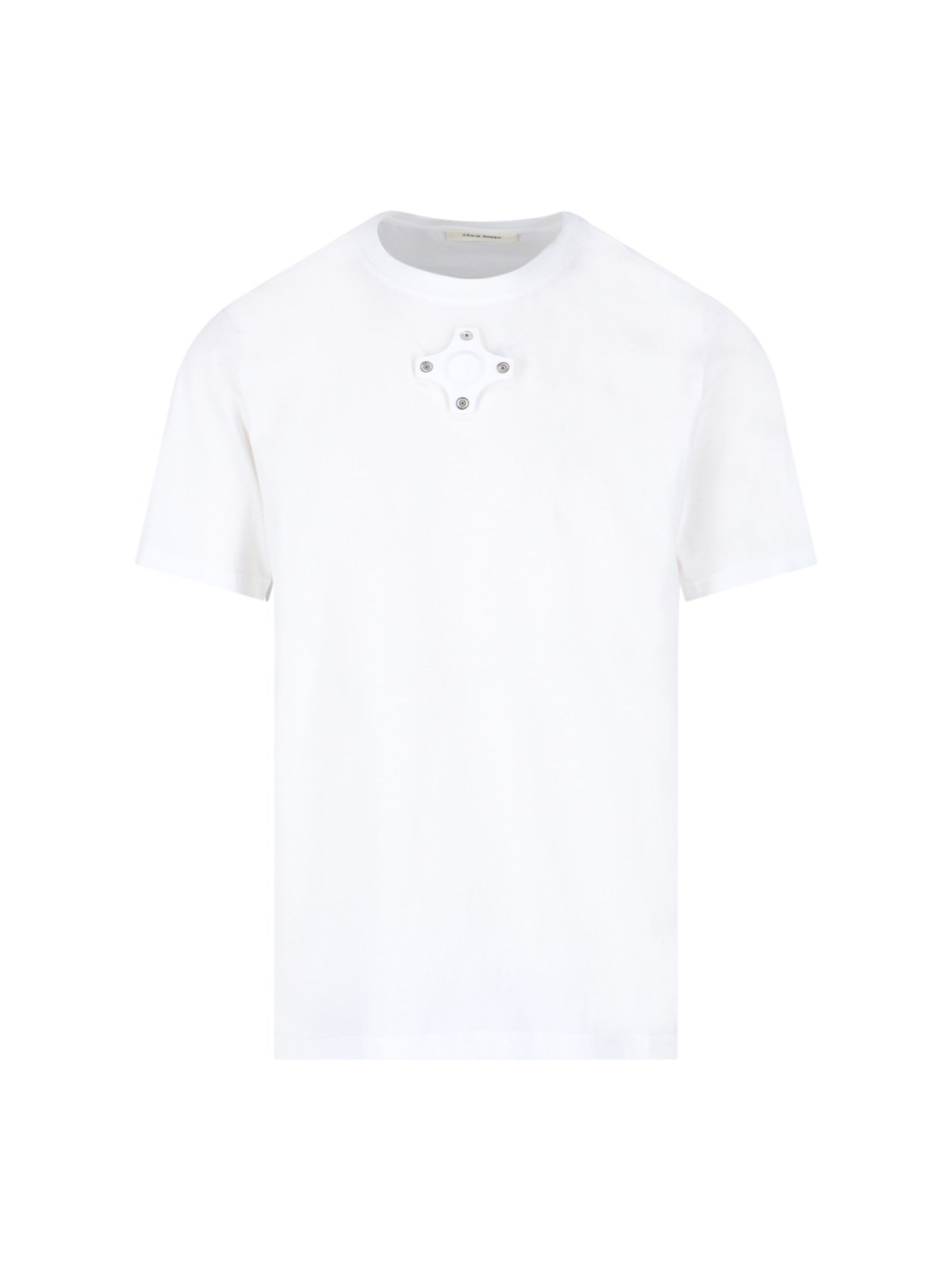 Shop Craig Green Eyelet Detail T-shirt In Bianco