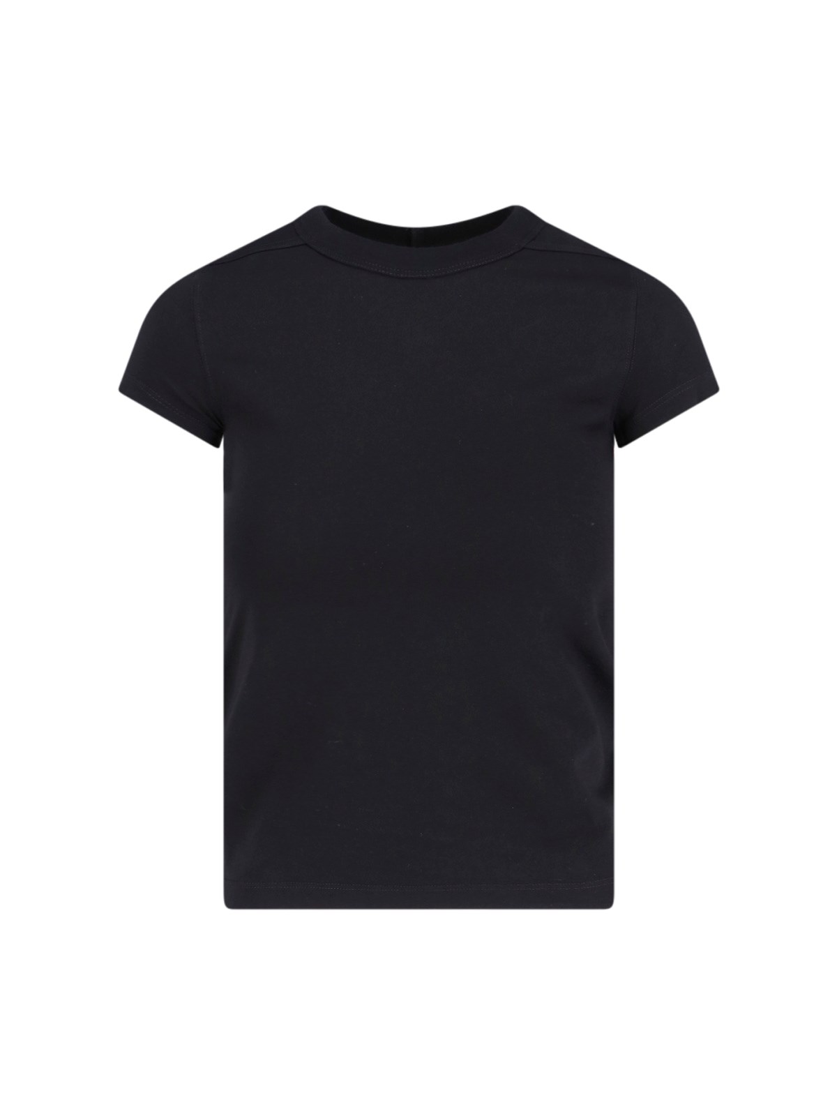 Rick Owens Basic T-shirt In Black  
