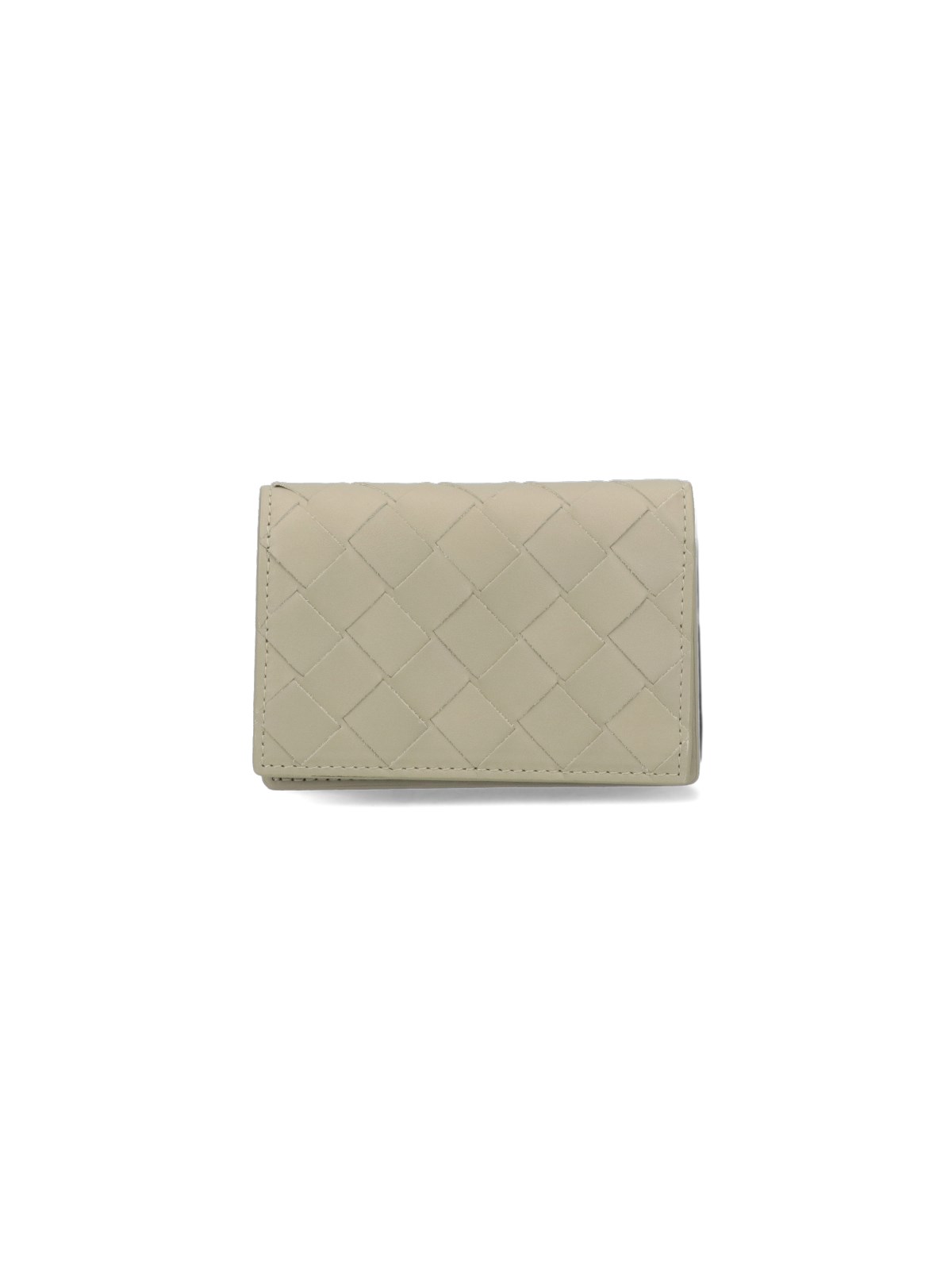 Bottega Veneta Business Card Holder In Beige