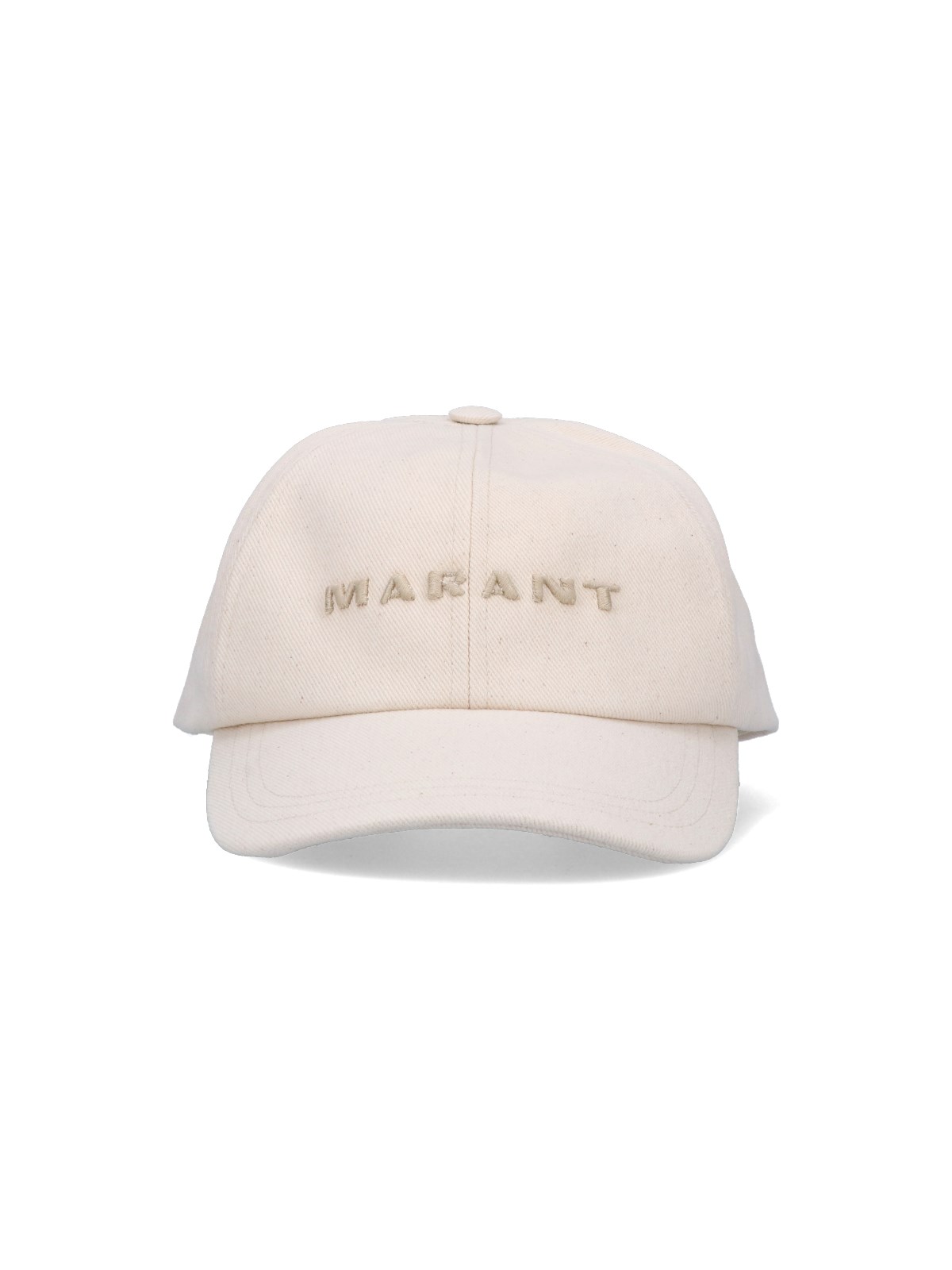 Isabel Marant 'tyron' Logo Baseball Cap In Cream