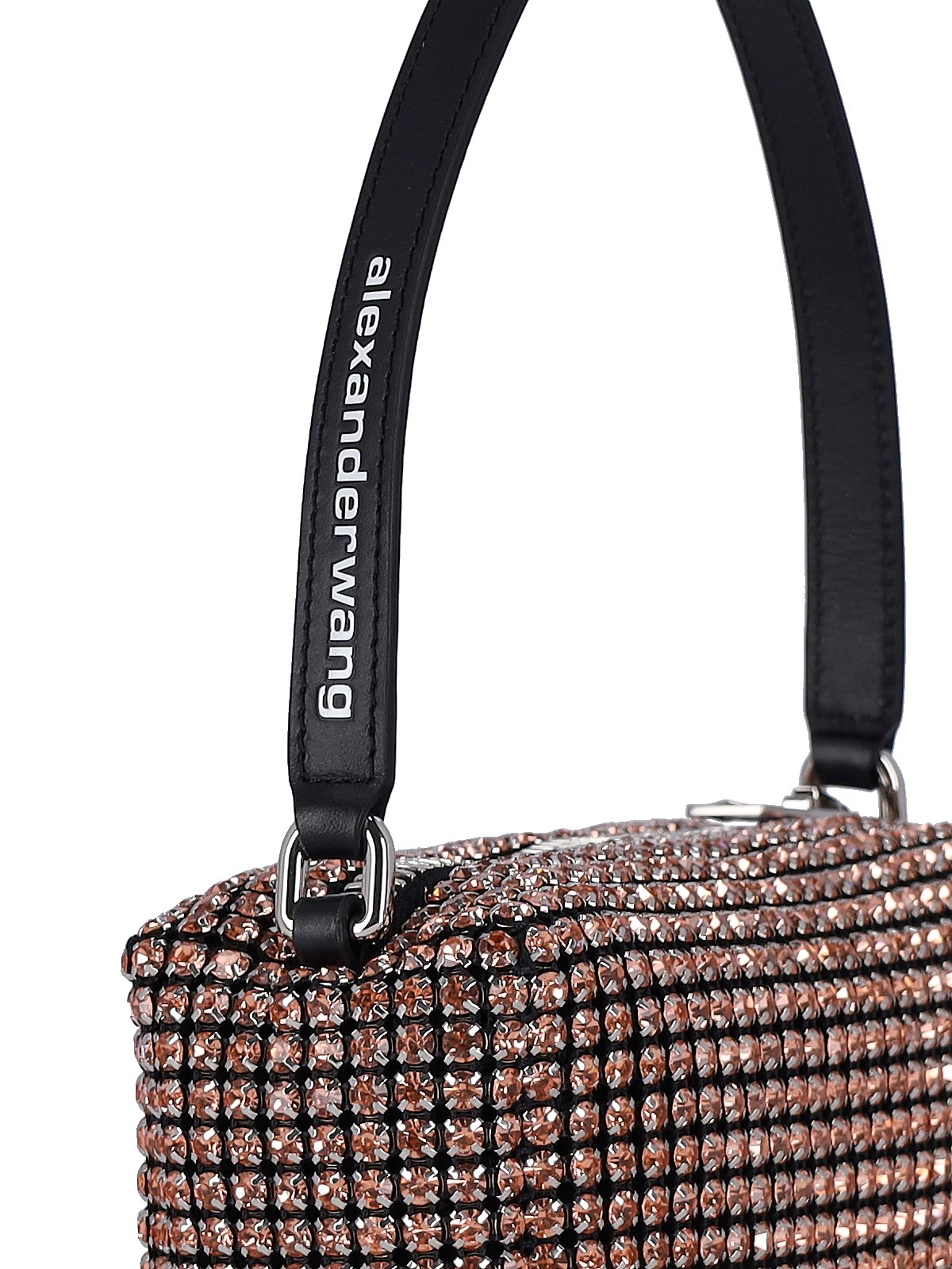 【送料&関税込】Alexander Wang Heiress Handbag With Rhinesto ALEXANDER WANG Mesh Crystal Rhinestone Mini Heiress Pouch