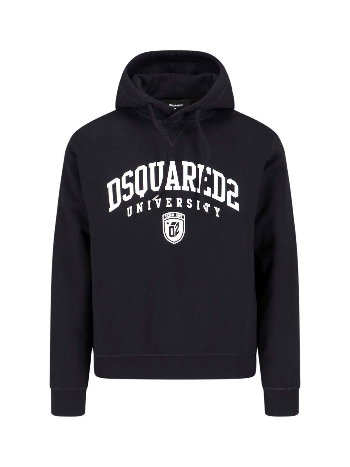 Dsquared2 Logo Hoodie In Black  