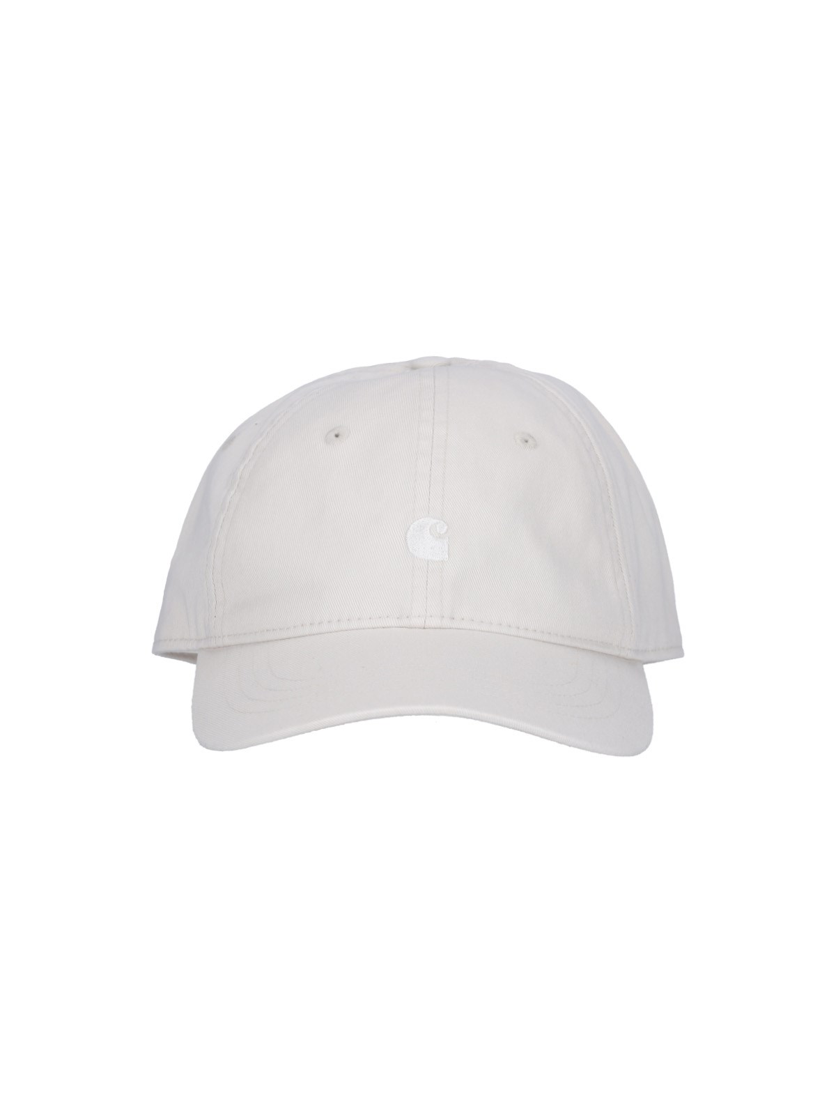 Carhartt Wip Mens Wax Madison Logo-embroidered Cotton Twill Cap In Bianco