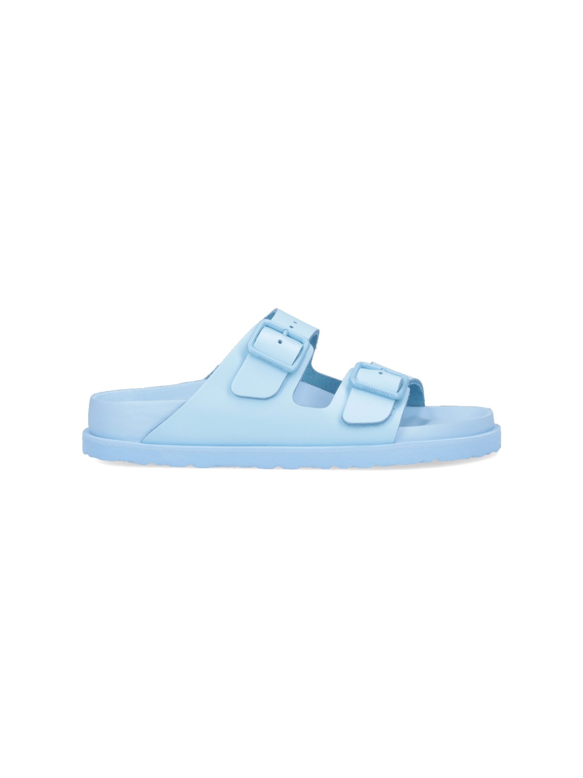 Shop Birkenstock 'arizona Powder' Sandals In Light Blue