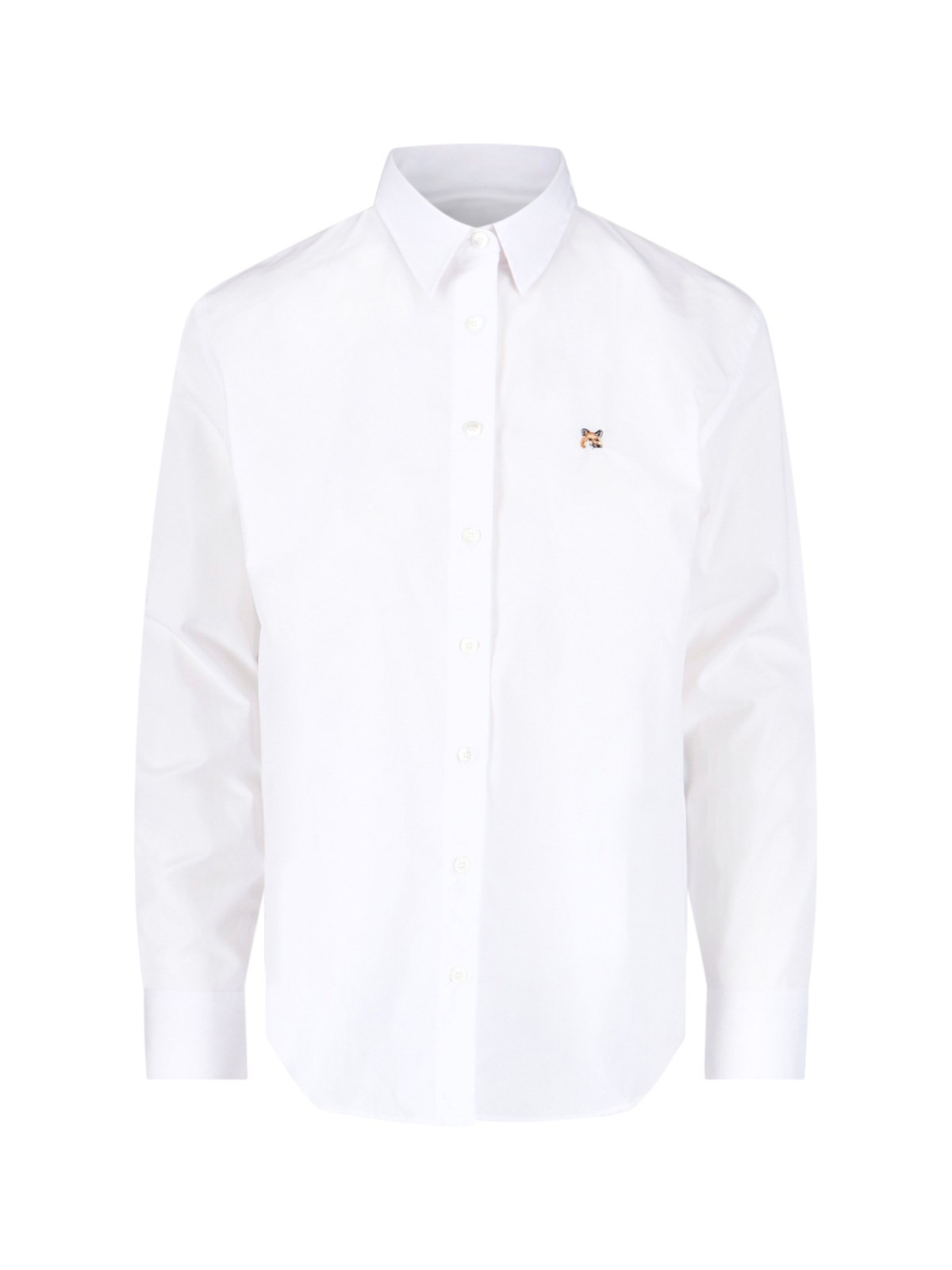 MAISON KITSUNÉ SHIRT "OXFORD FOX HEAD EMBROIDERY"