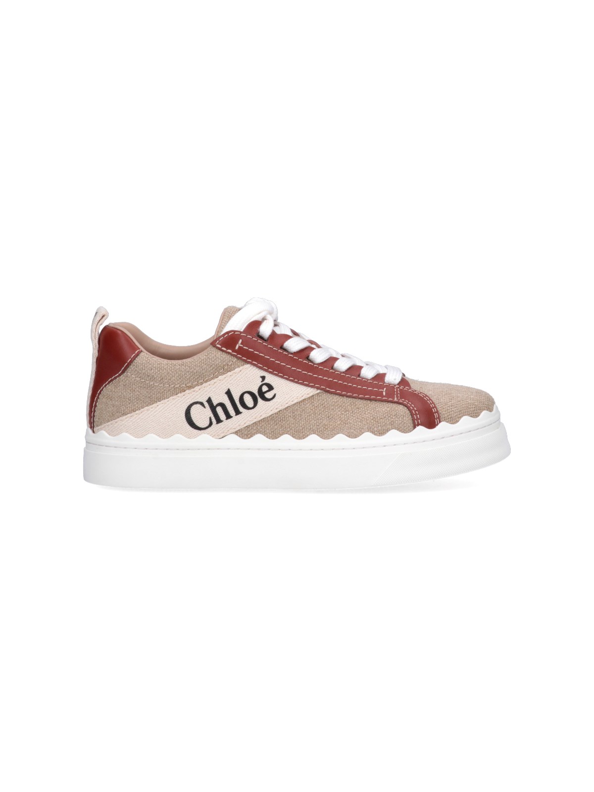 Chloé 'lauren' Sneakers In Brown