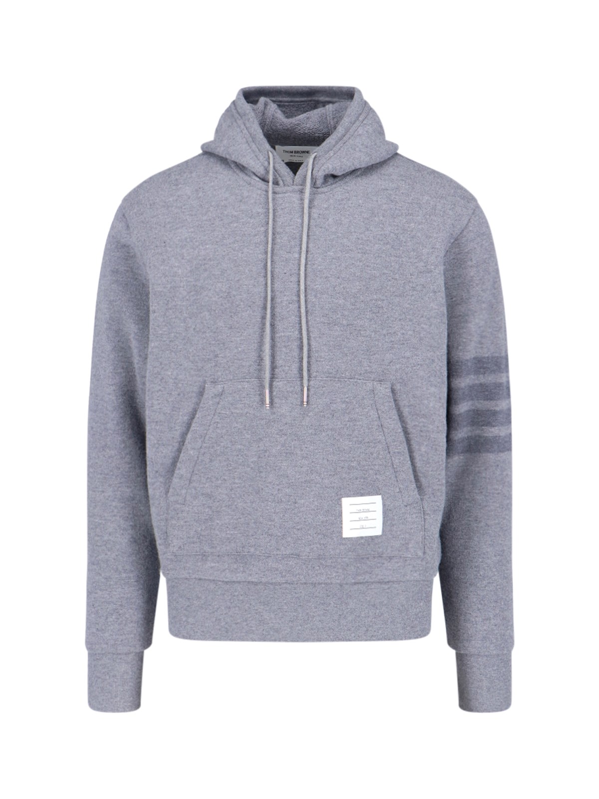 Thom Browne Hooded Sweater In Gray