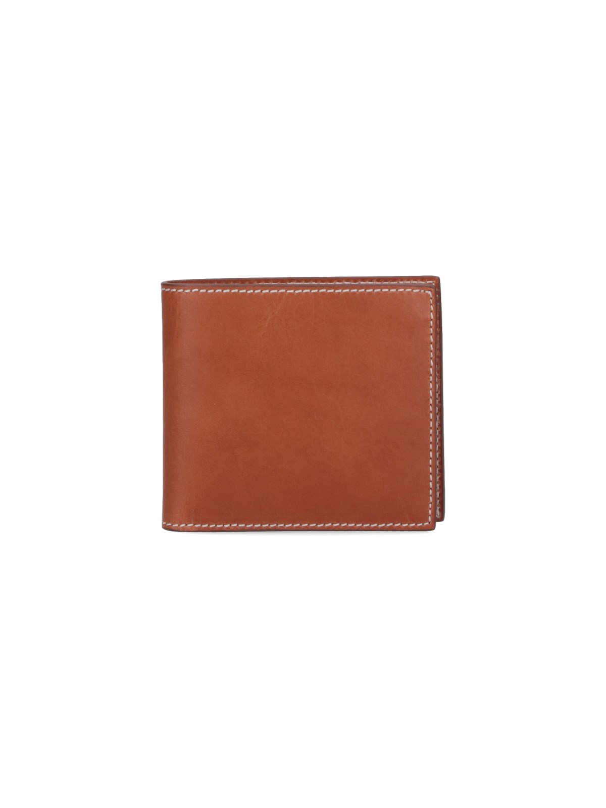 Thom Browne Bi-fold Logo Wallet In Brown