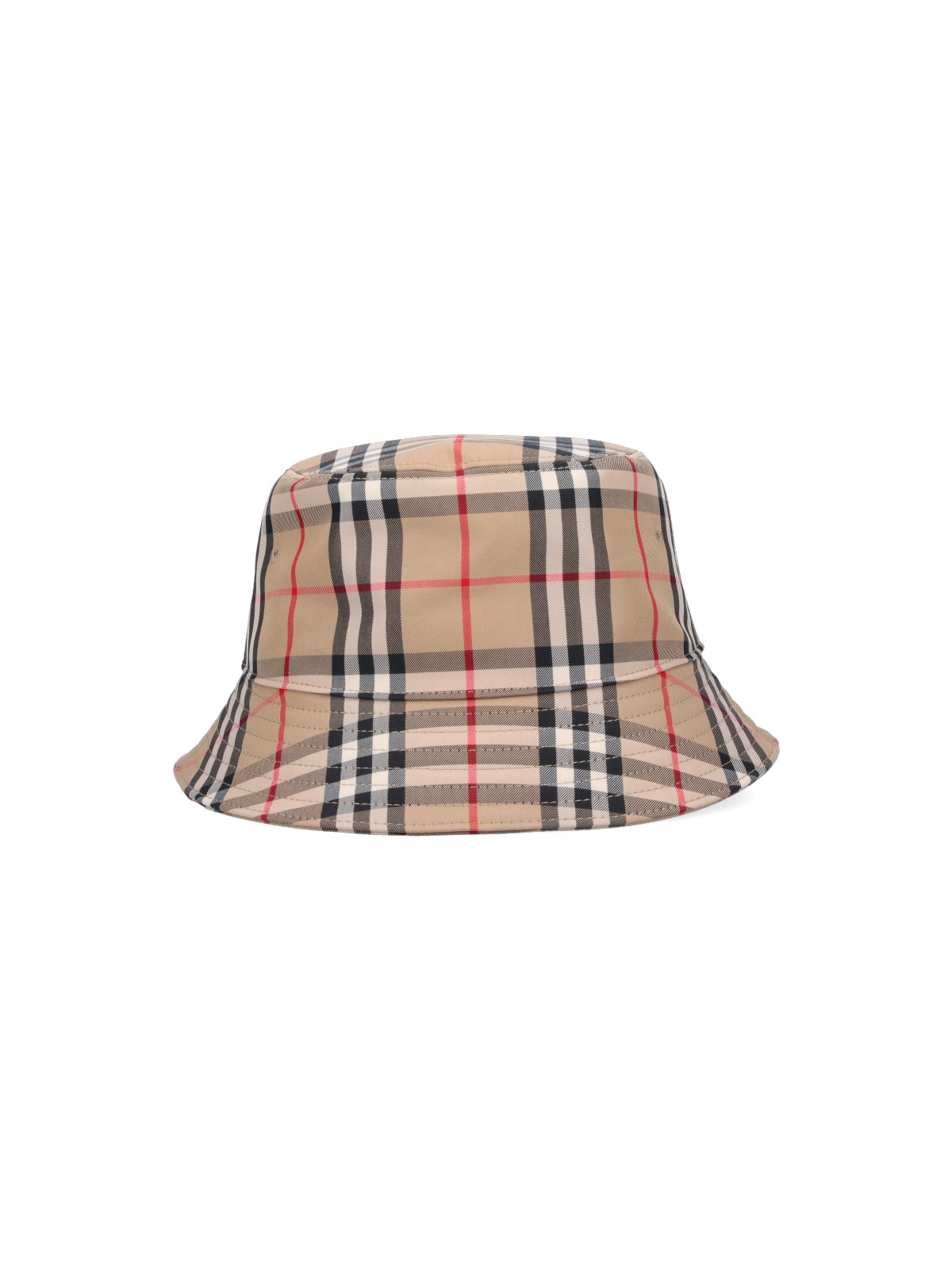 Shop Burberry - "vintage Check" Bucket Hat In Beige