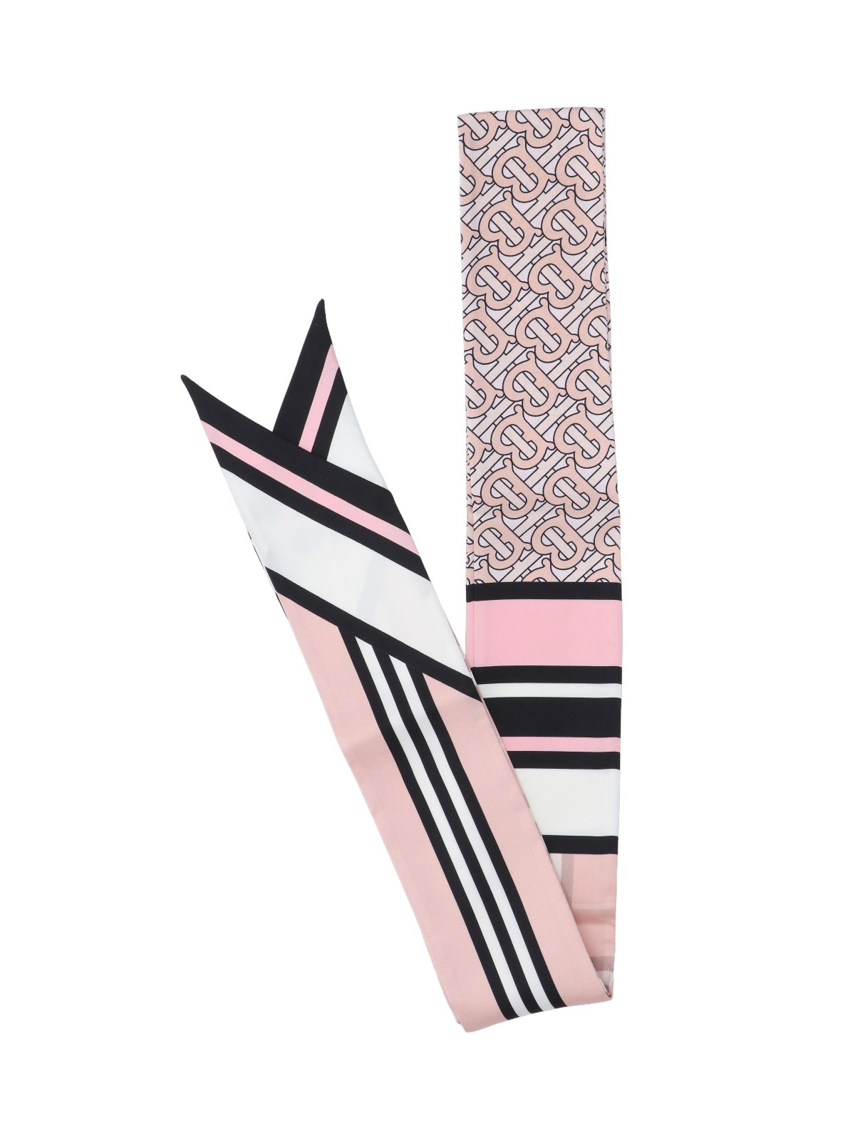Burberry ‘collage' Light Scarf In Pink