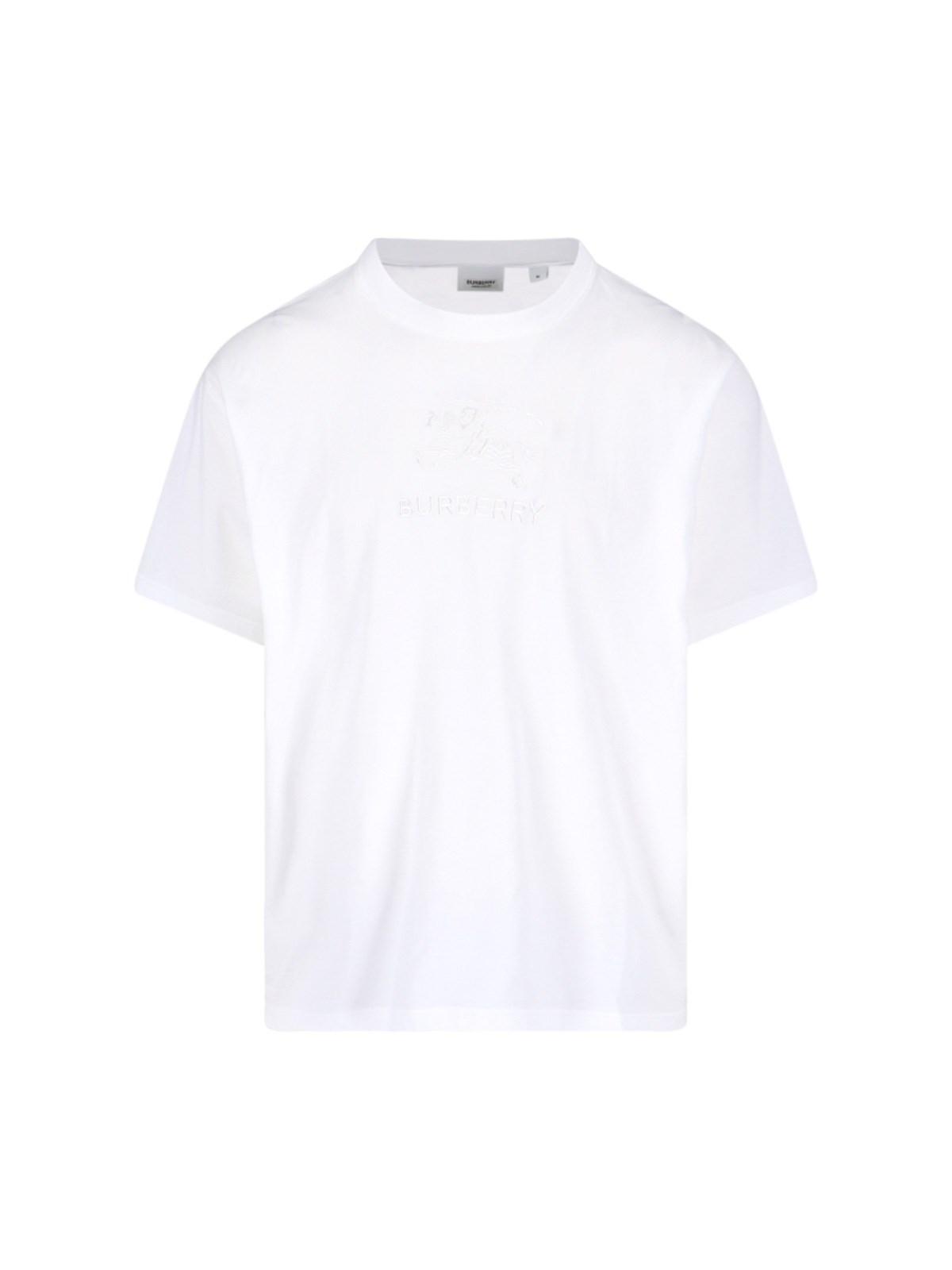 Shop Burberry "ekd" T-shirt In White