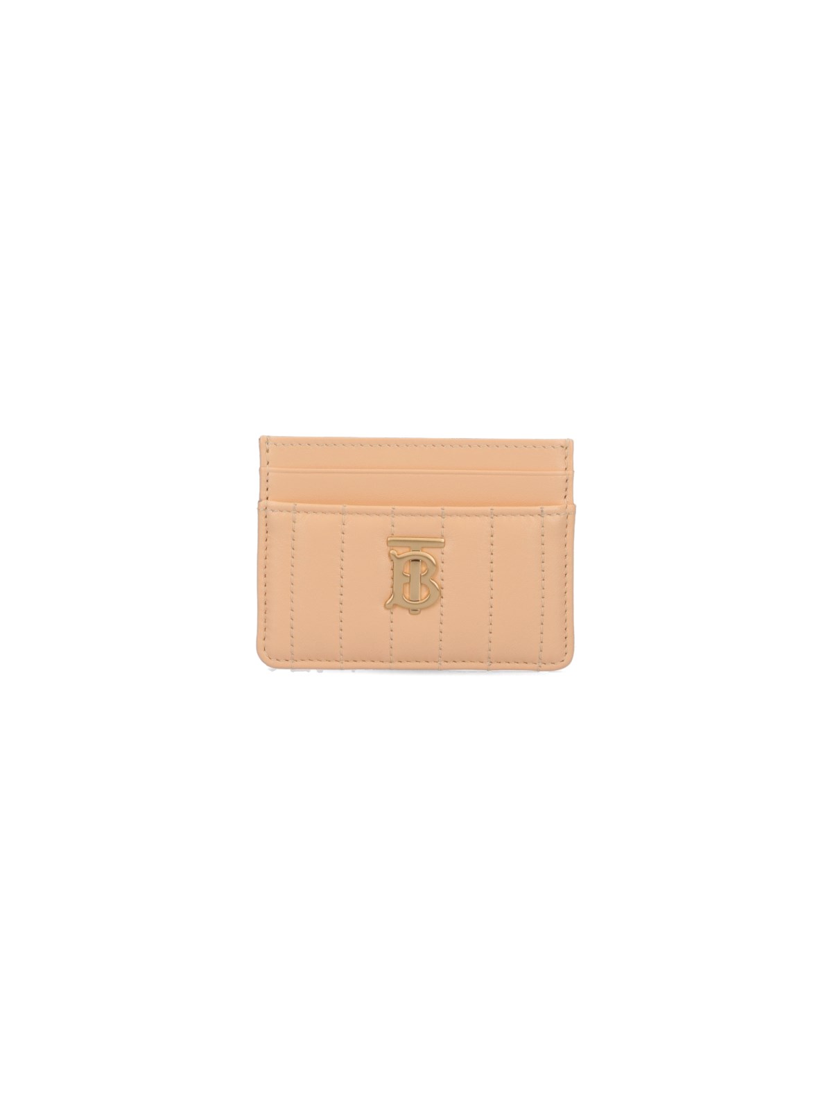 Burberry Beige Quilted Lola Card Holder