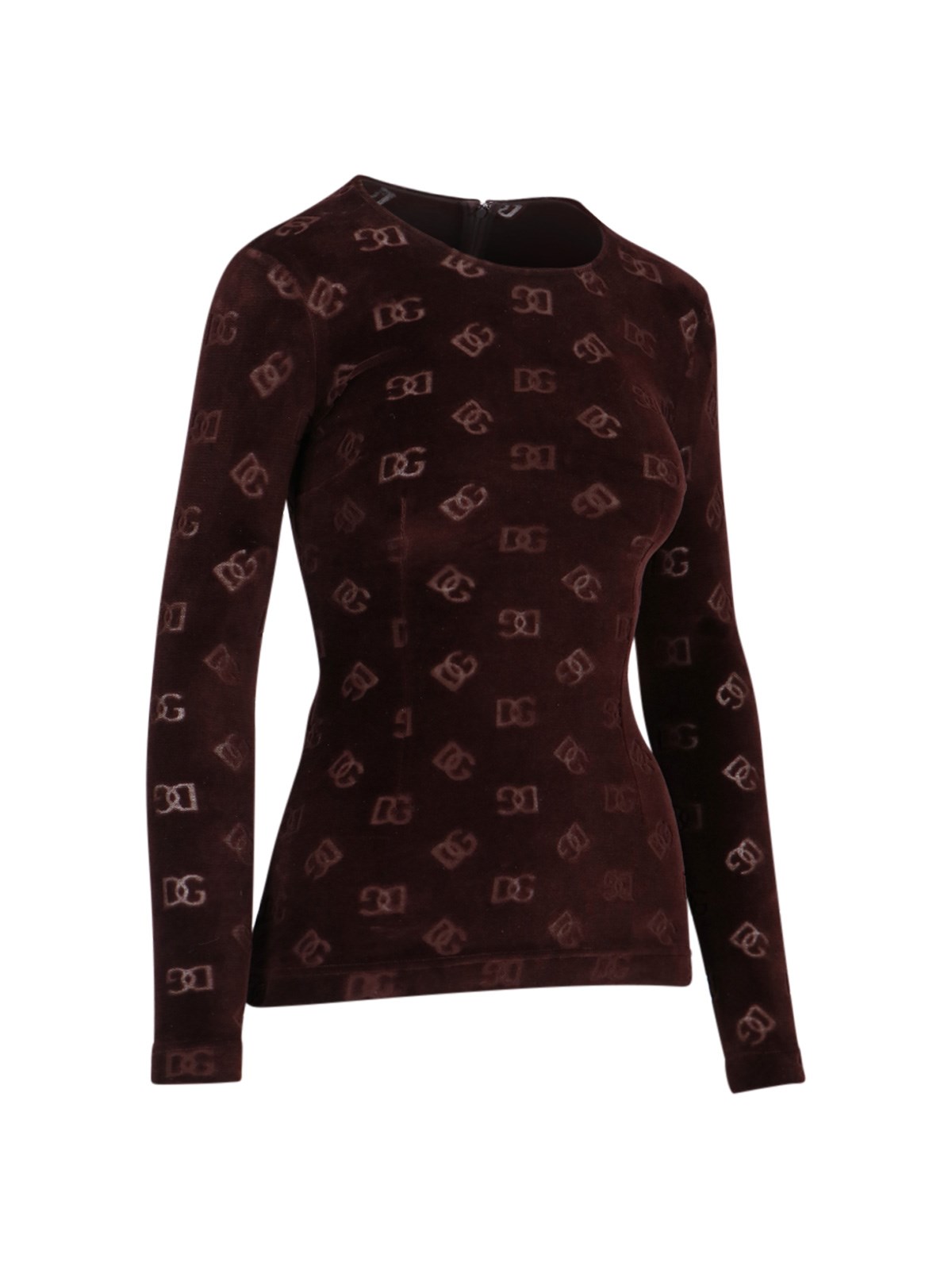 Chenille monogram jacquard sweatshirt - Dolce & Gabbana