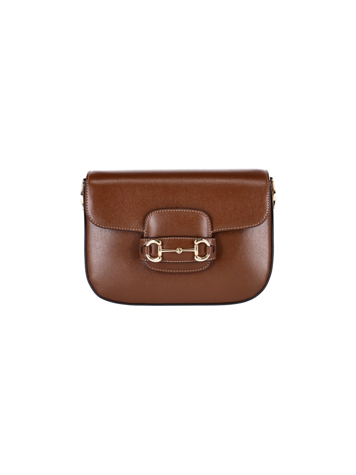 Shop Gucci Horsebit 1955 Shoulder Bag In Brown