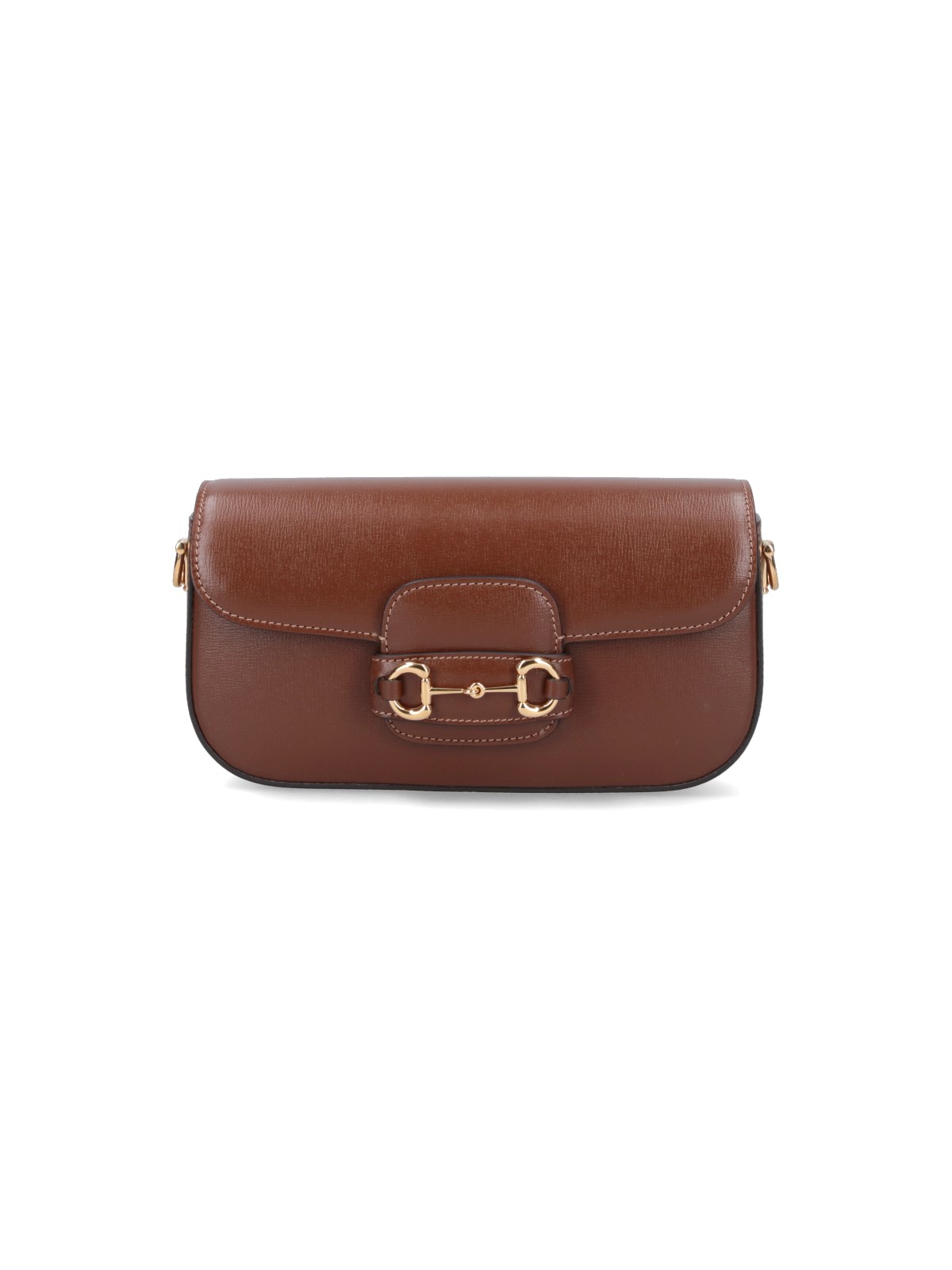 Gucci "horsebit 1955" Shoulder Bag In Brown