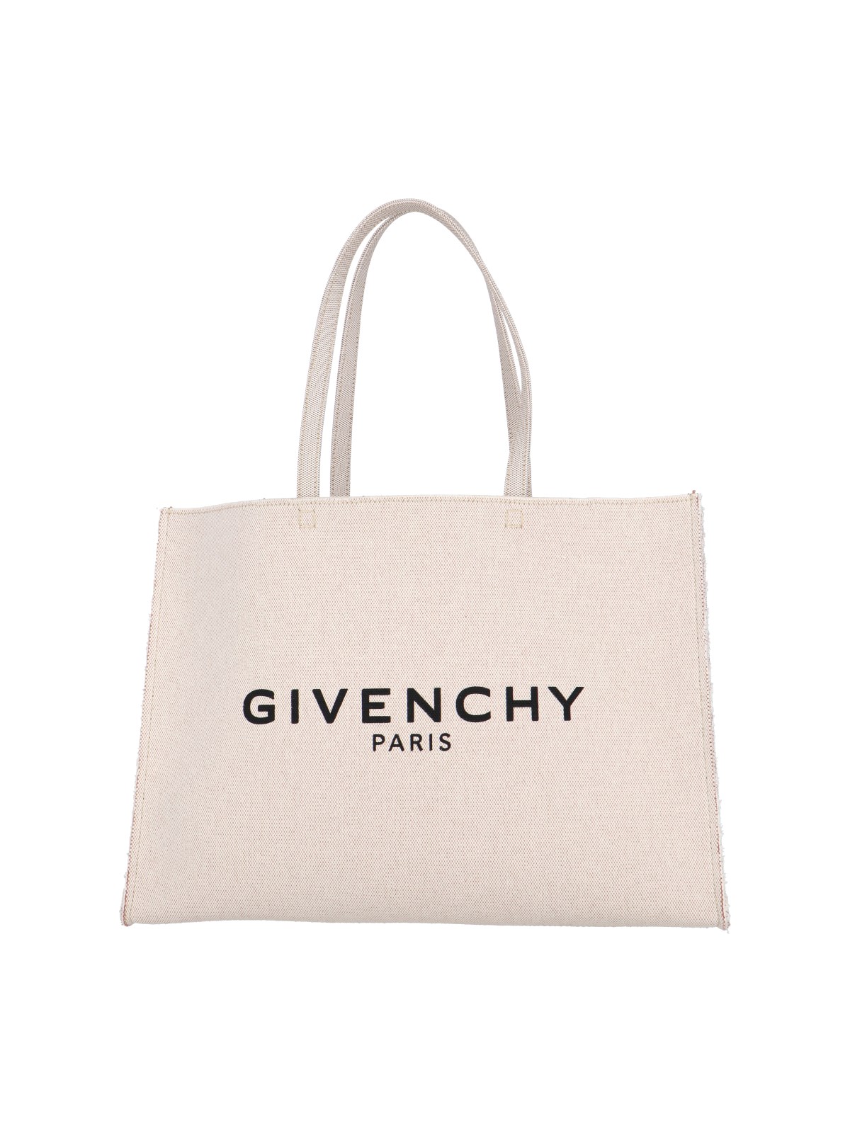 Givenchy G L号帆布托特包 In Beige