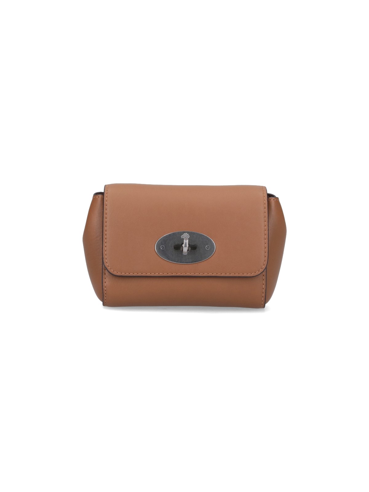 Mulberry Mini Lily Leather Bag In Brown