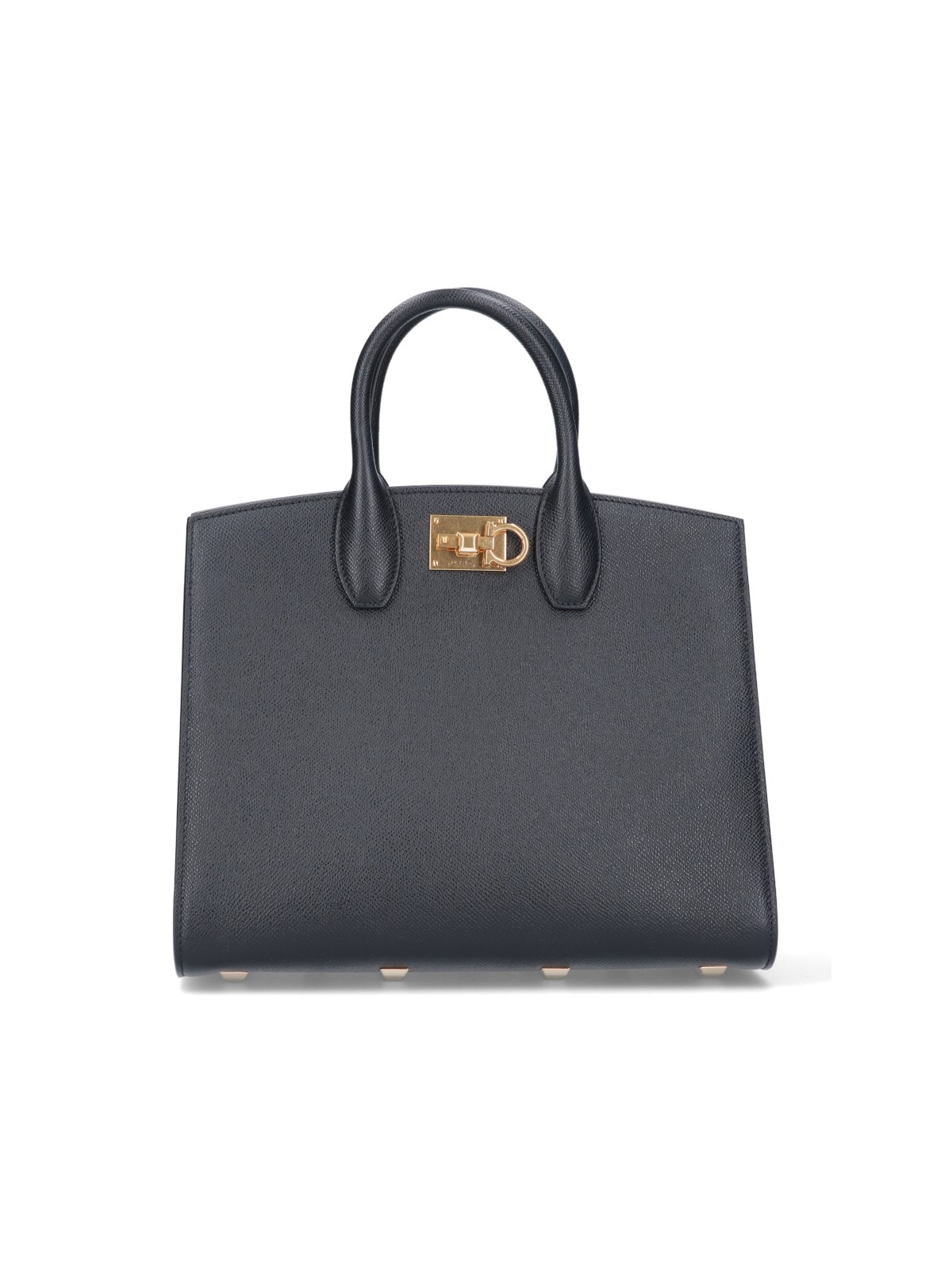 Ferragamo 'studio Box' Bag In Black  