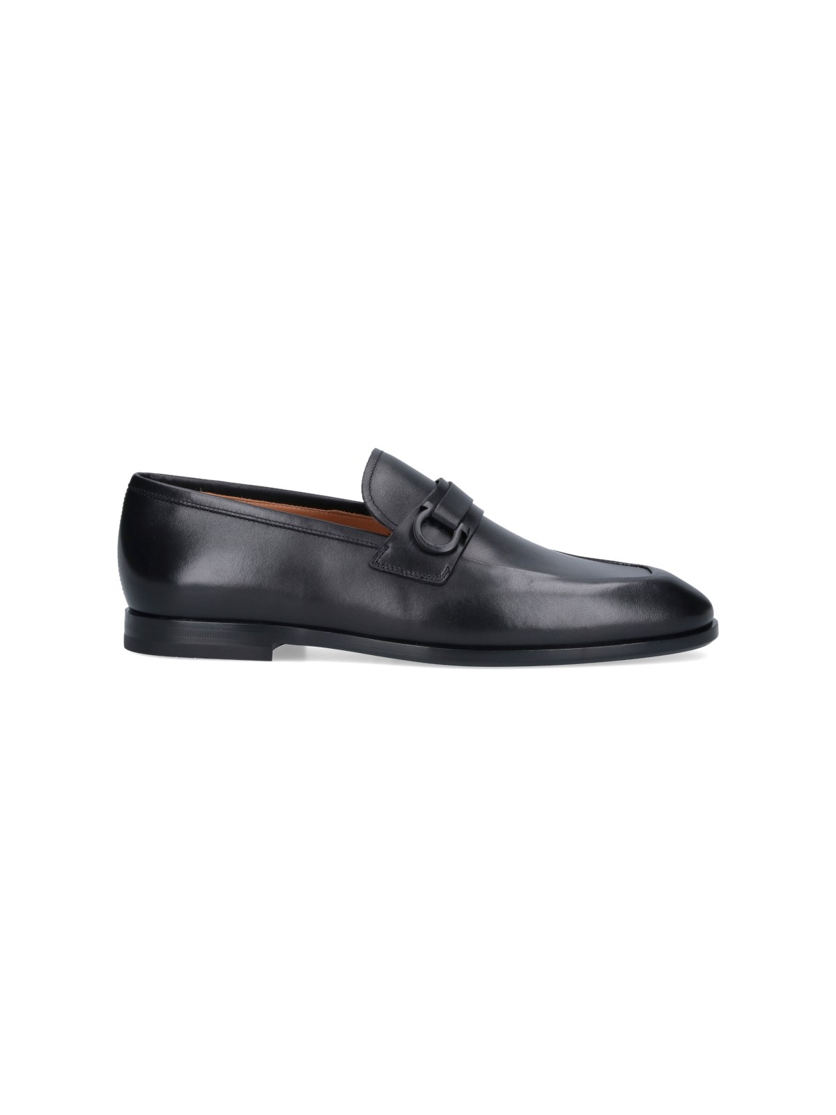 Shop Ferragamo Loafers "gancini" In Black  