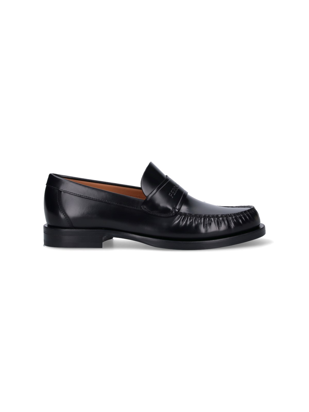 Ferragamo Embossed Logo Loafers